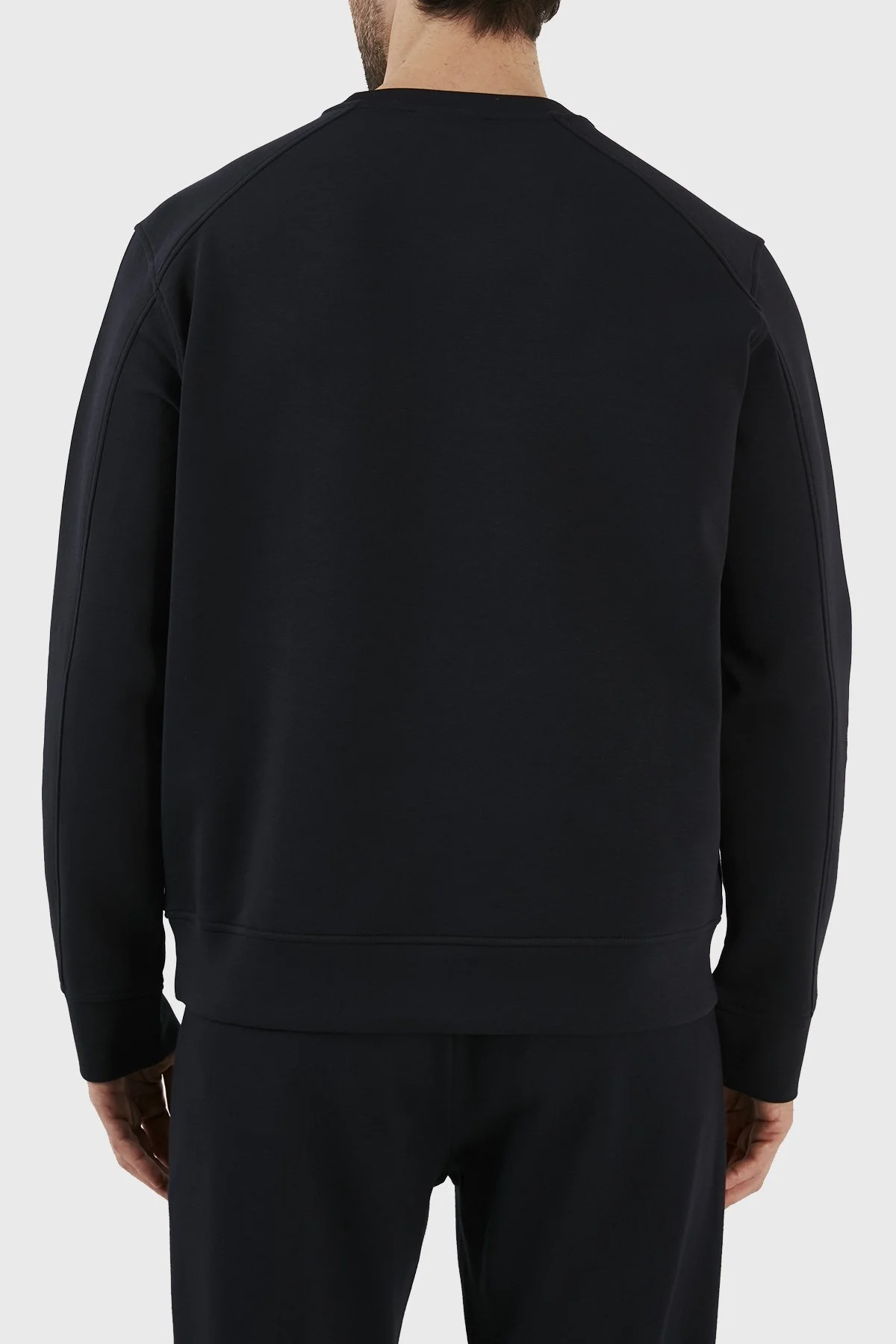 Emporio Armani Pamuklu Regular Fit Bisiklet Yaka Erkek Sweat 6L1ML8 1JHSZ 09G9 LACİVERT - 6