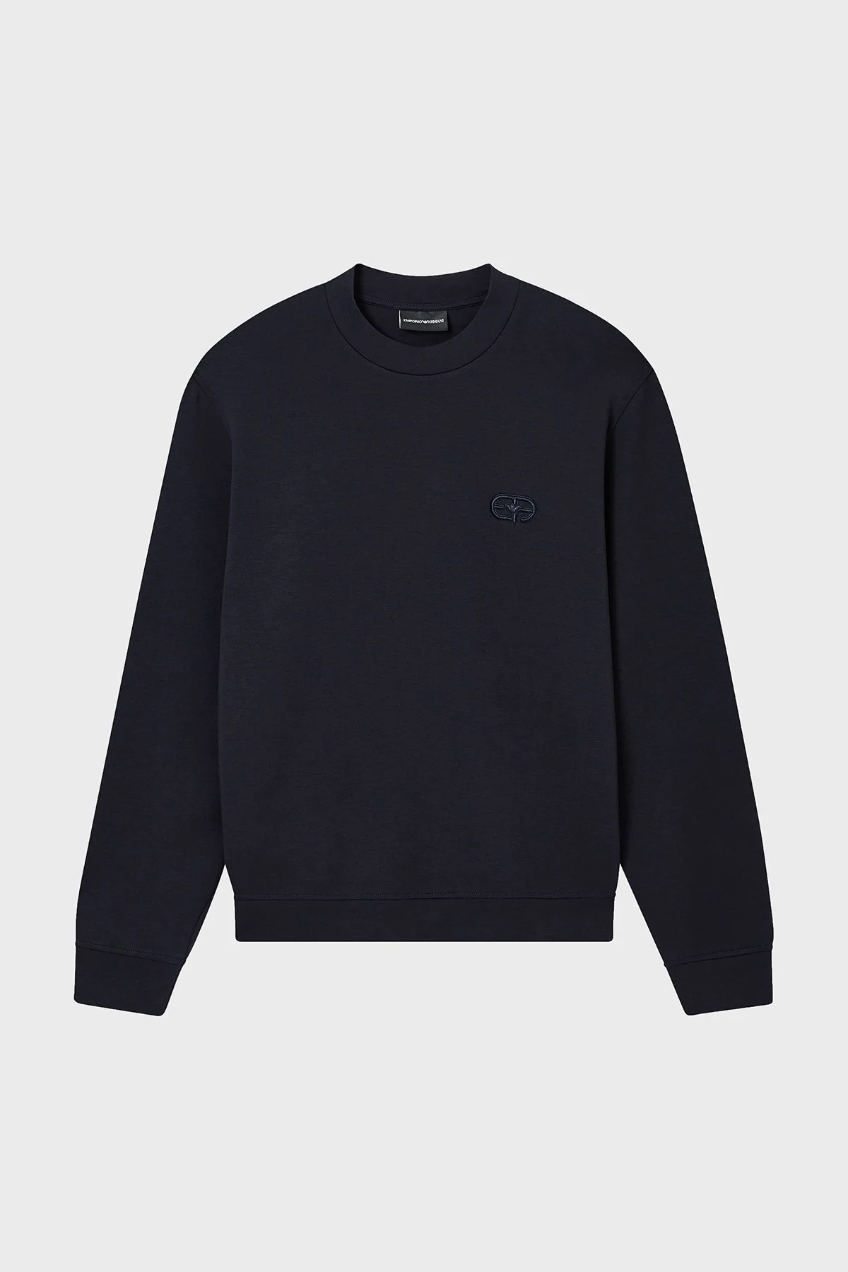 Emporio Armani Pamuklu Regular Fit Bisiklet Yaka Erkek Sweat EM004540 AF10013 UB118 Lacivert - 5