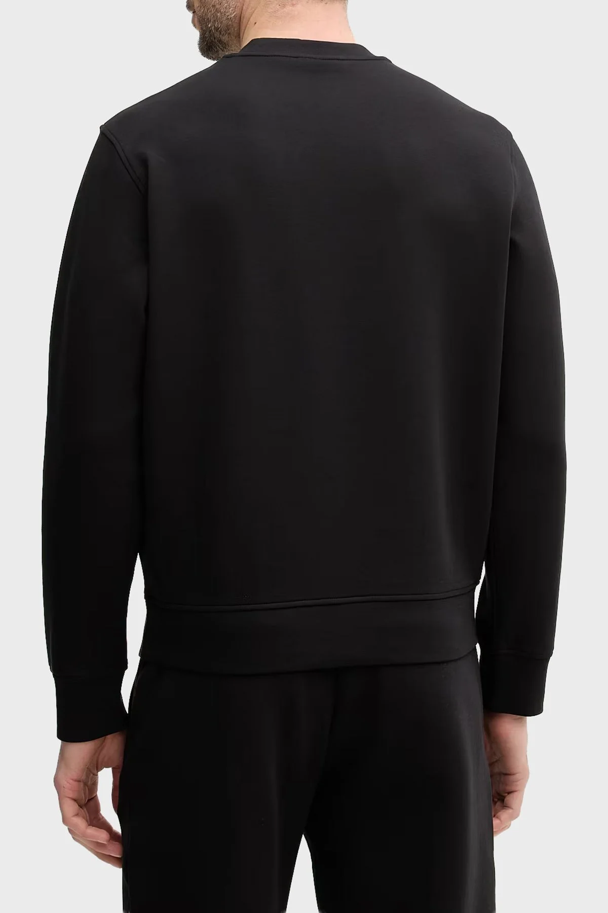 Emporio Armani Pamuklu Regular Fit Bisiklet Yaka Erkek Sweat EM004541 AF10013 MC540 Siyah - 3