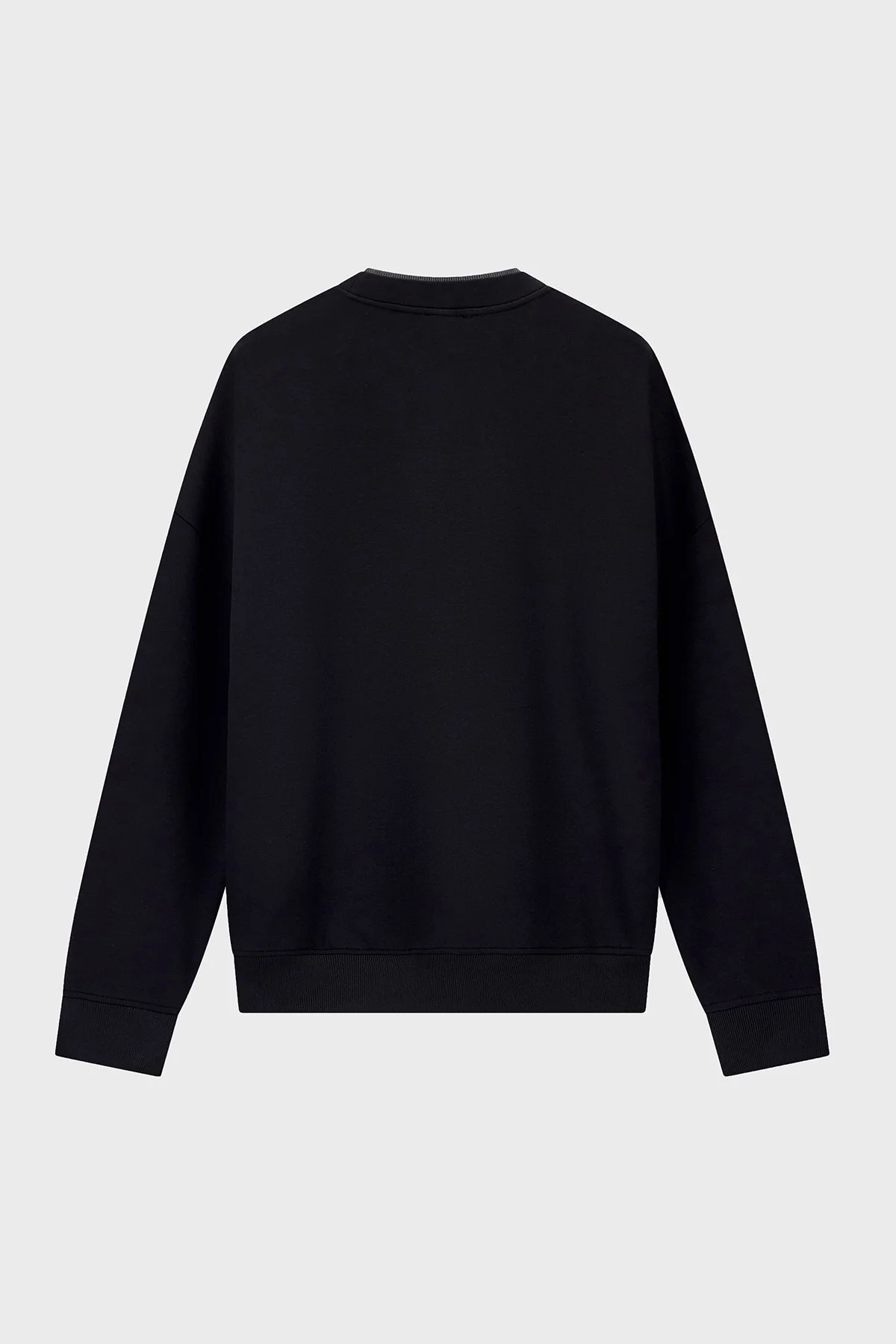 Emporio Armani Pamuklu Regular Fit Bisiklet Yaka Erkek Sweat EM006827 AF10013 MC718 Siyah - 6