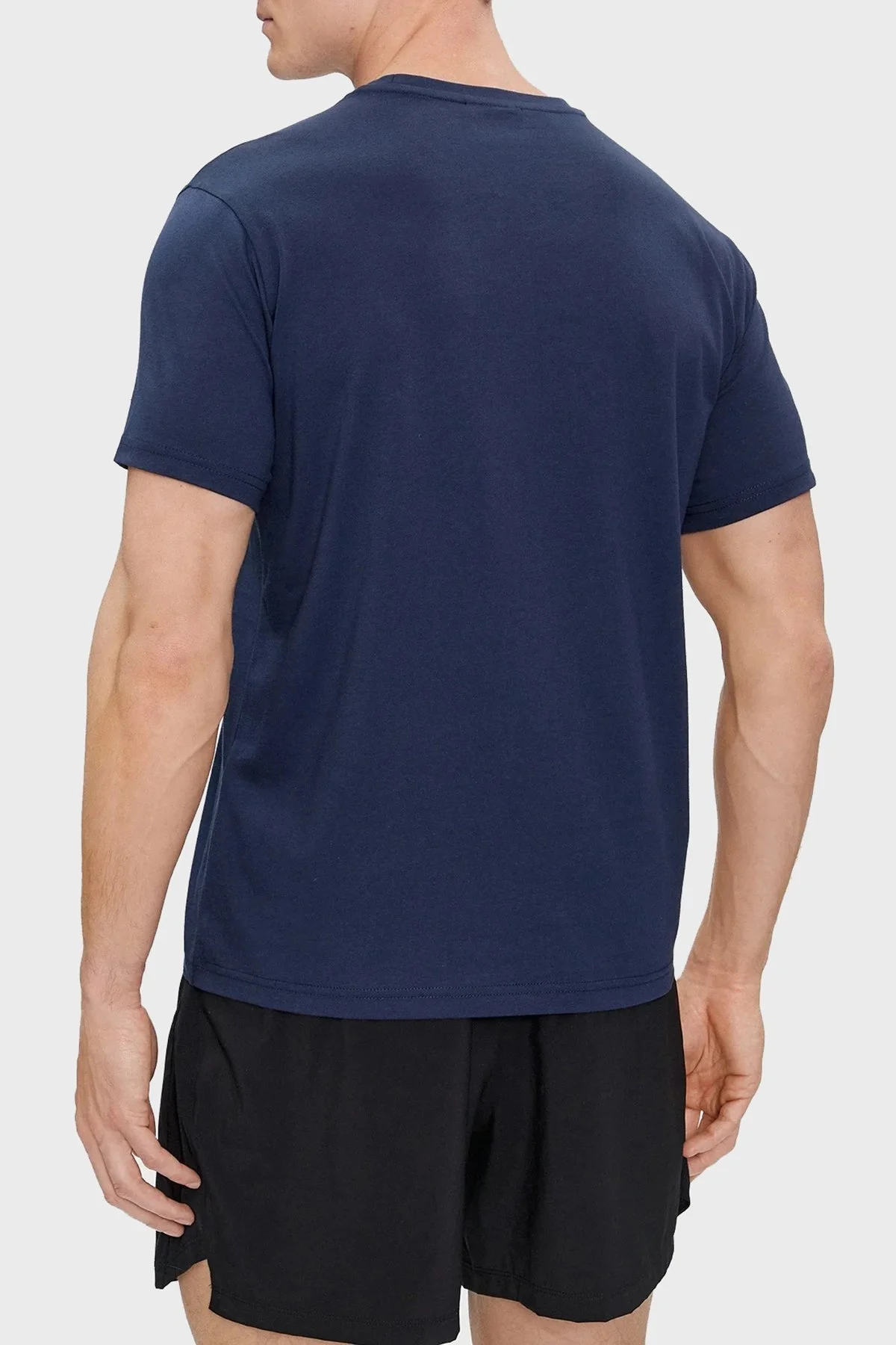 Emporio Armani Pamuklu Regular Fit Bisiklet Yaka Erkek T Shirt 211818 4R463 06935 LACİVERT - 2