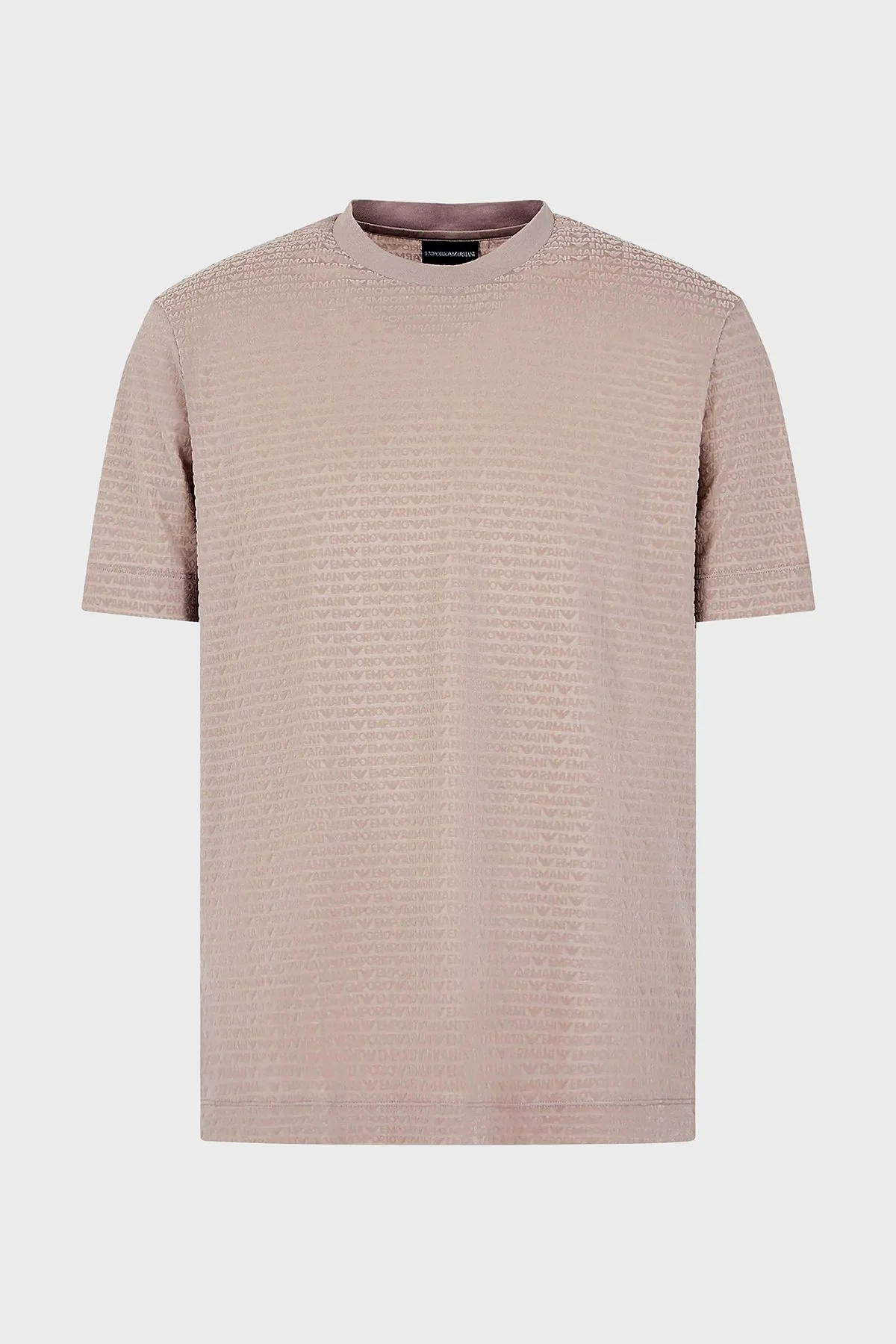 Emporio Armani Pamuklu Regular Fit Bisiklet Yaka Erkek T Shirt 3D1T91 1JUVZ 01M5 BEJ - 8