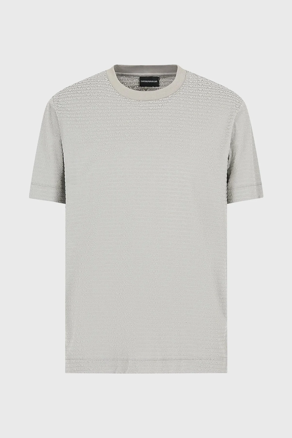 Emporio Armani Pamuklu Regular Fit Bisiklet Yaka Erkek T Shirt 3D1T91 1JUVZ 06G1 GRİ - 4