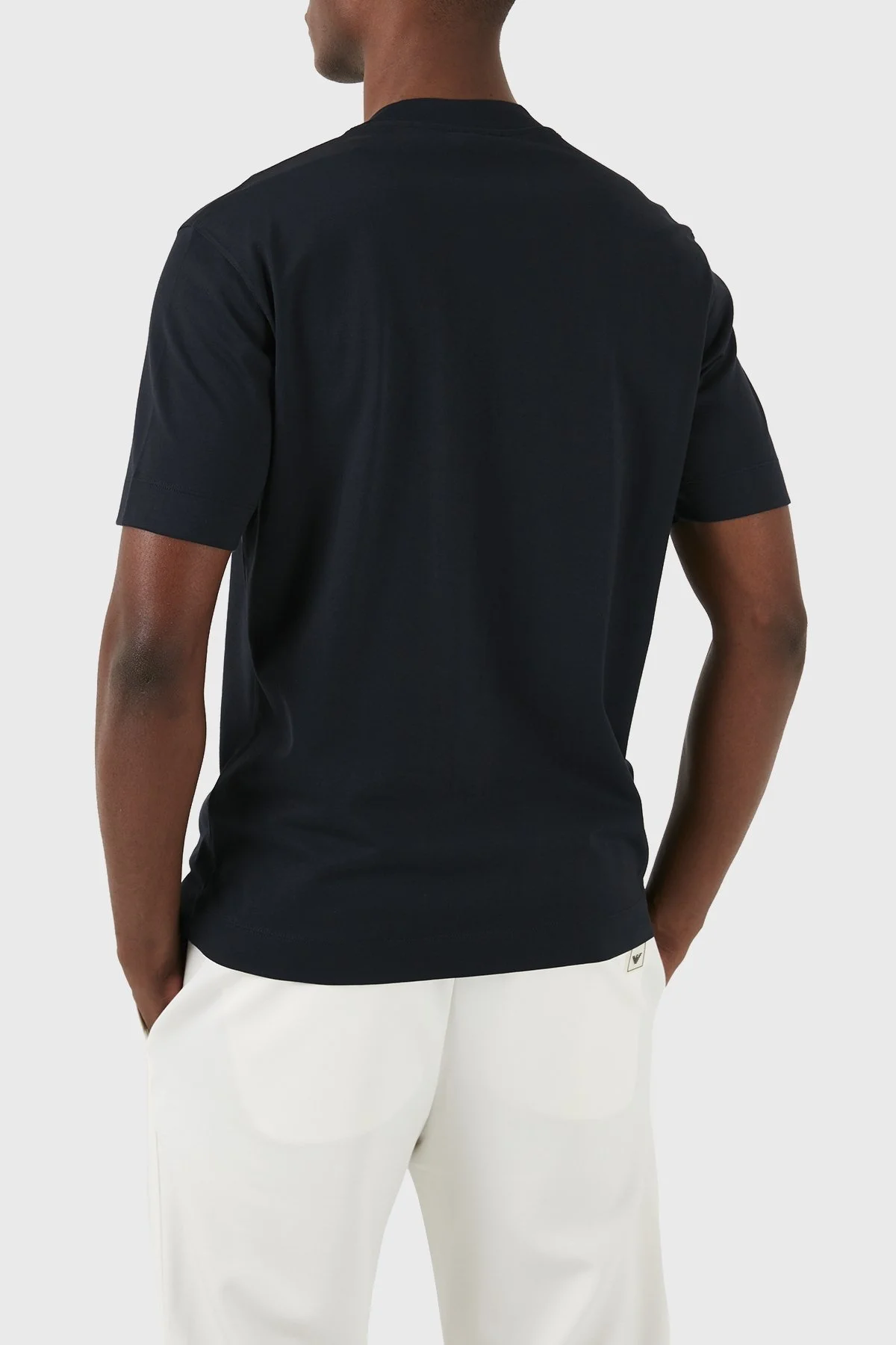 Emporio Armani Pamuklu Regular Fit Bisiklet Yaka Erkek T Shirt 3D1TH3 1JOCZ 09Q8 LACİVERT - 3