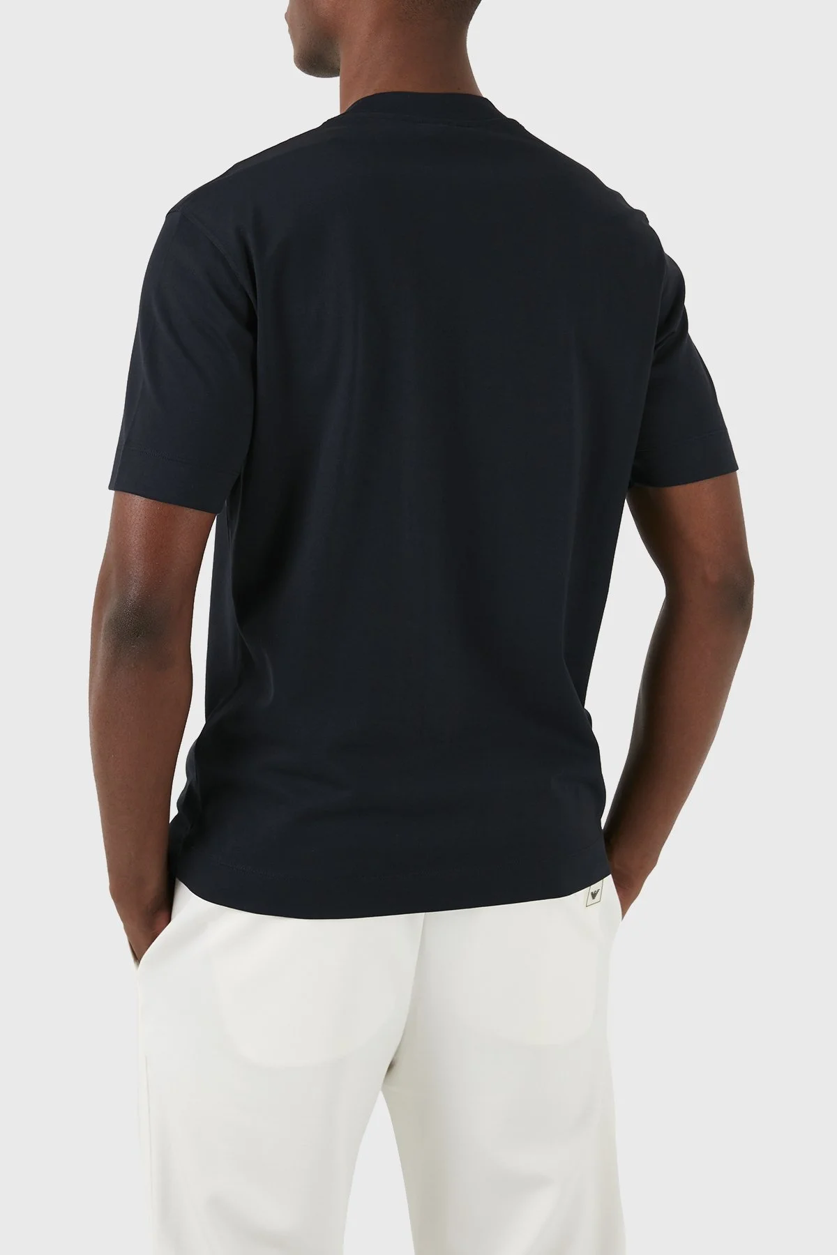 Emporio Armani Pamuklu Regular Fit Bisiklet Yaka Erkek T Shirt 3D1TH3 1JOCZ 09Q8 LACİVERT - 3