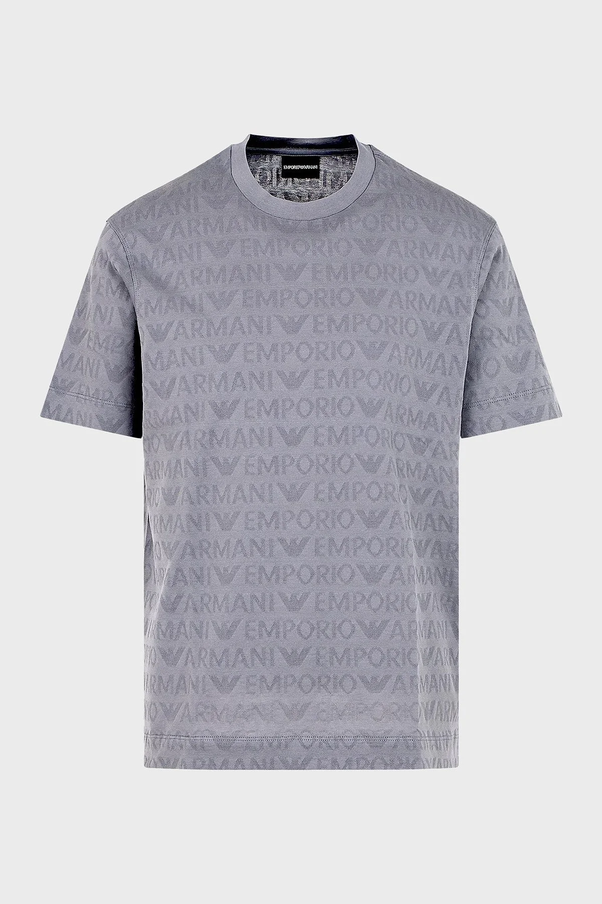 Emporio Armani Pamuklu Regular Fit Bisiklet Yaka Erkek T Shirt 3D1TH5 1JORZ 0639 ANTRASİT - 4