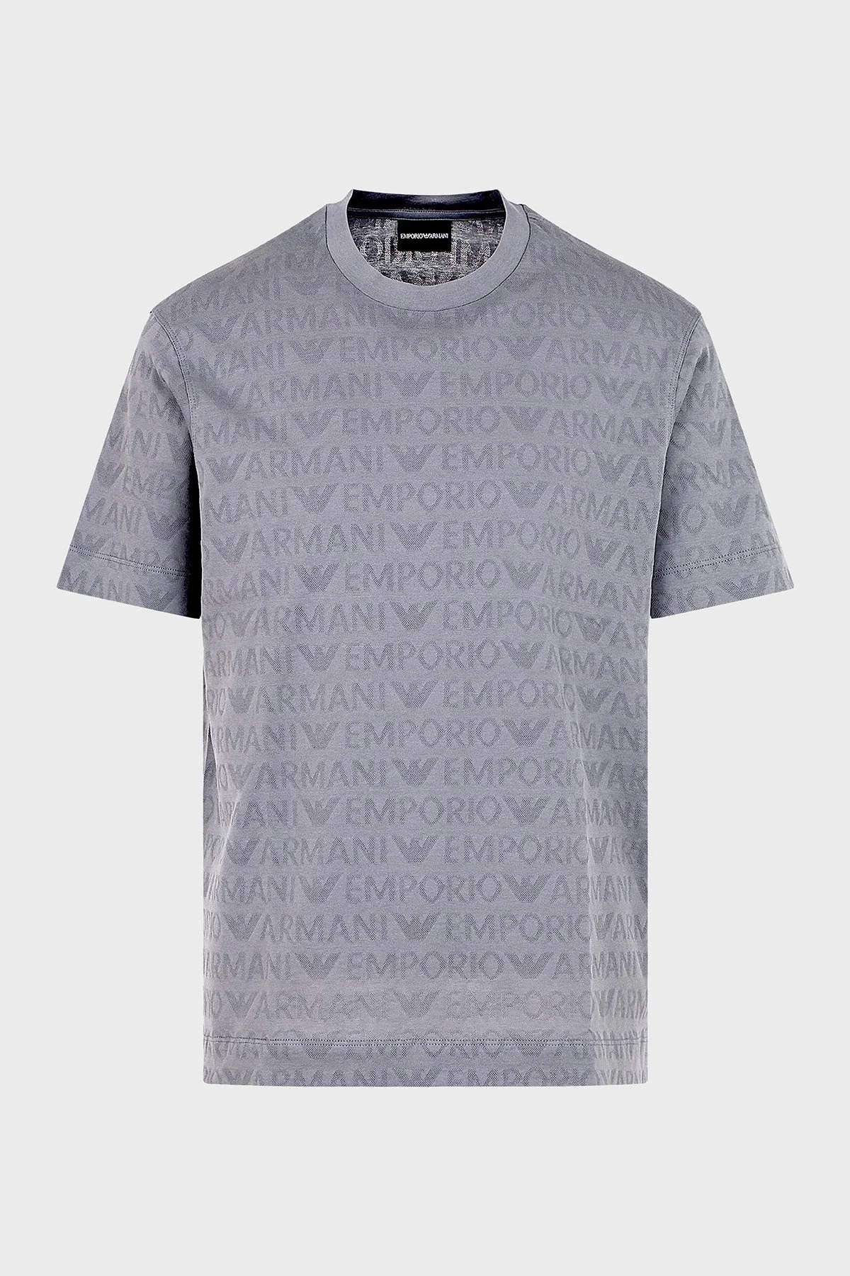 Emporio Armani Pamuklu Regular Fit Bisiklet Yaka Erkek T Shirt 3D1TH5 1JORZ 0639 ANTRASİT - 4