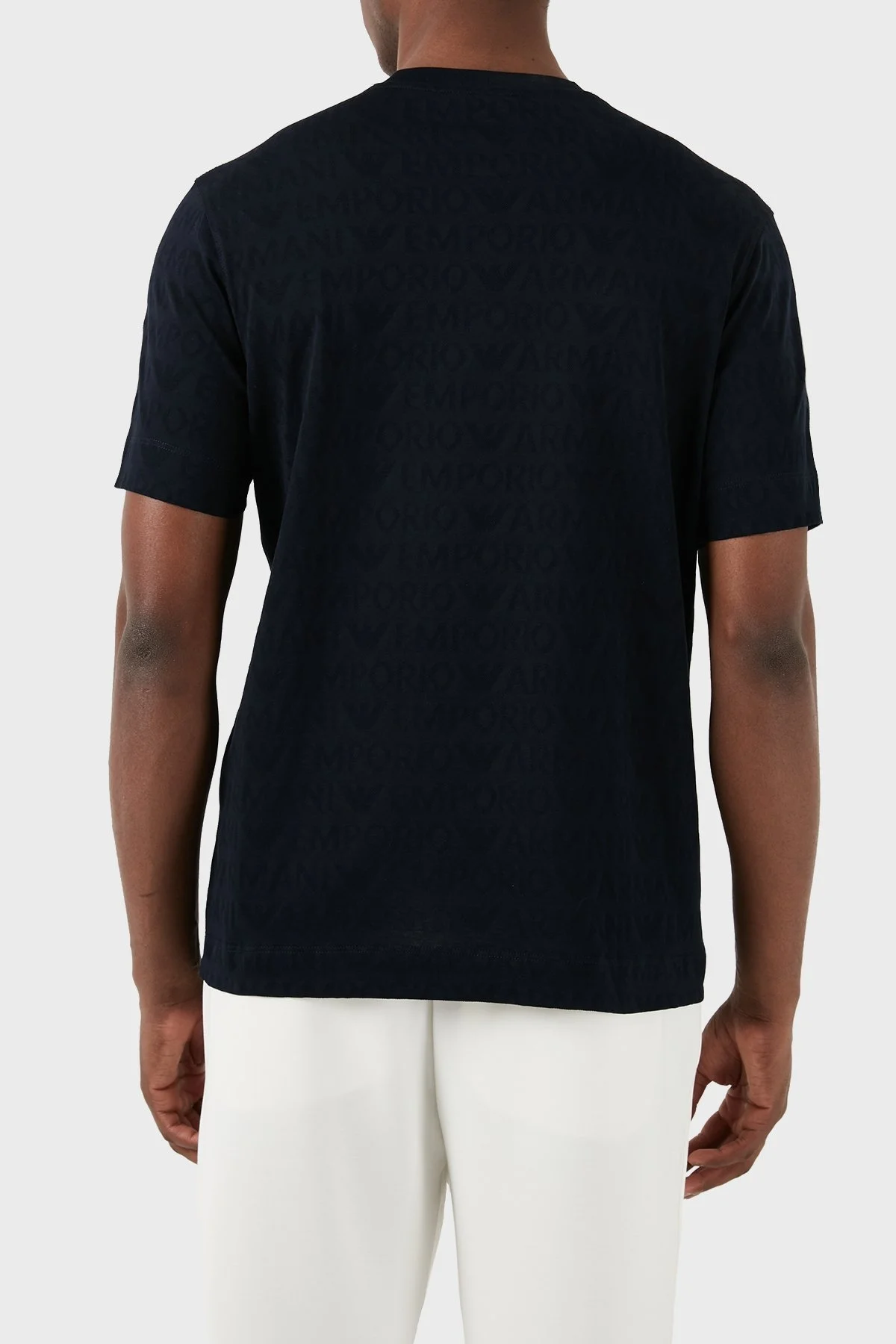 Emporio Armani Pamuklu Regular Fit Bisiklet Yaka Erkek T Shirt 3D1TH5 1JORZ 0920 LACİVERT - 5