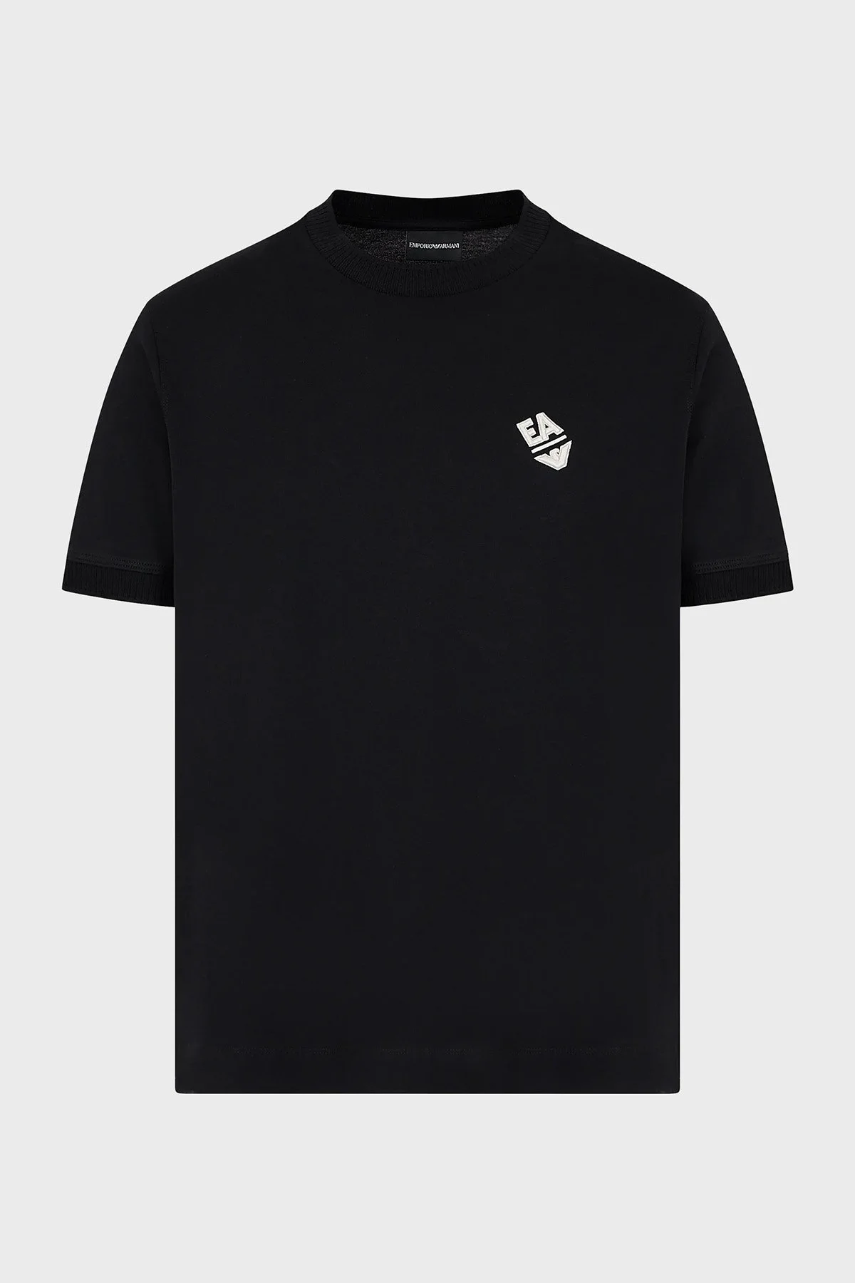 Emporio Armani Pamuklu Regular Fit Bisiklet Yaka Erkek T Shirt 3D1TN3 1JOCZ 0032 SİYAH - 10