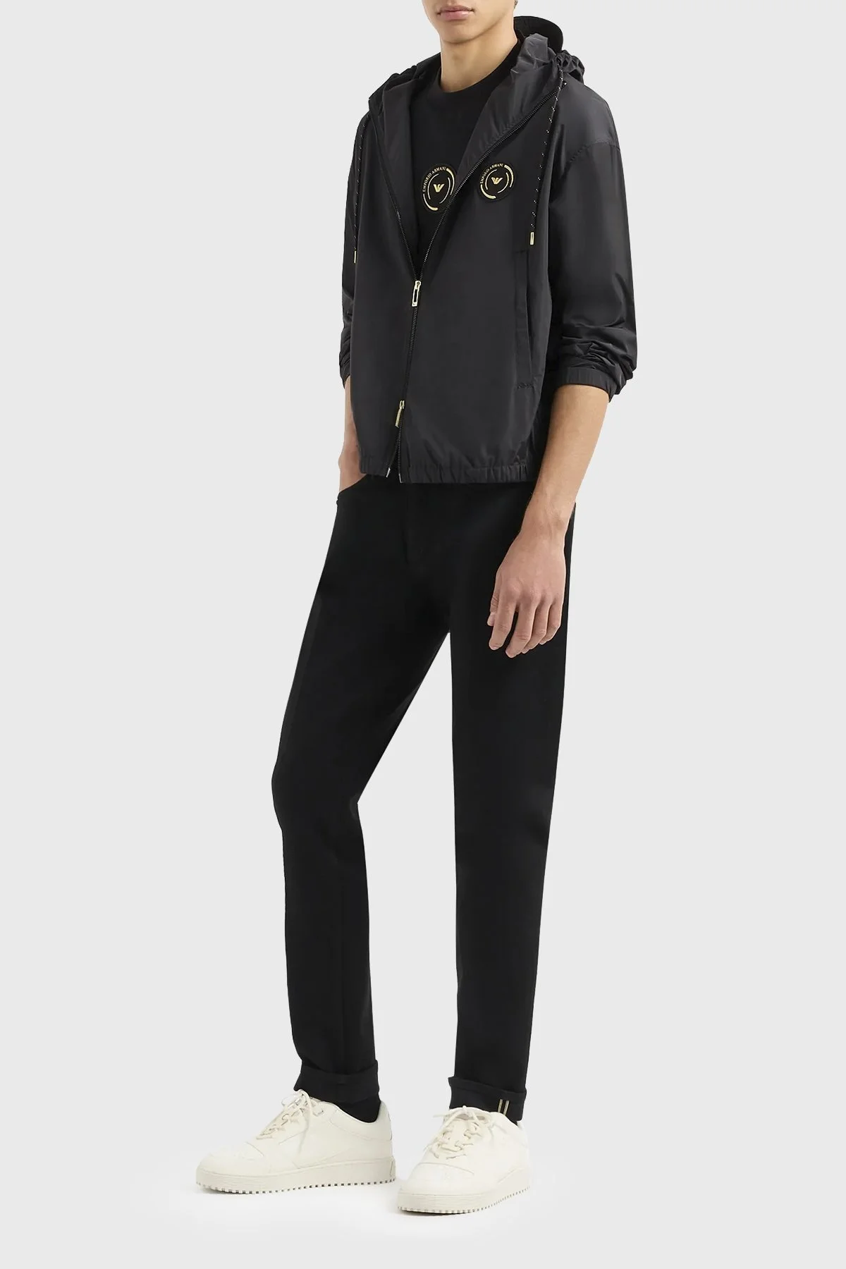 Emporio Armani Pamuklu Regular Fit Bisiklet Yaka Erkek T Shirt 3D1TQ5 1JUVZ 0999 SİYAH - 7