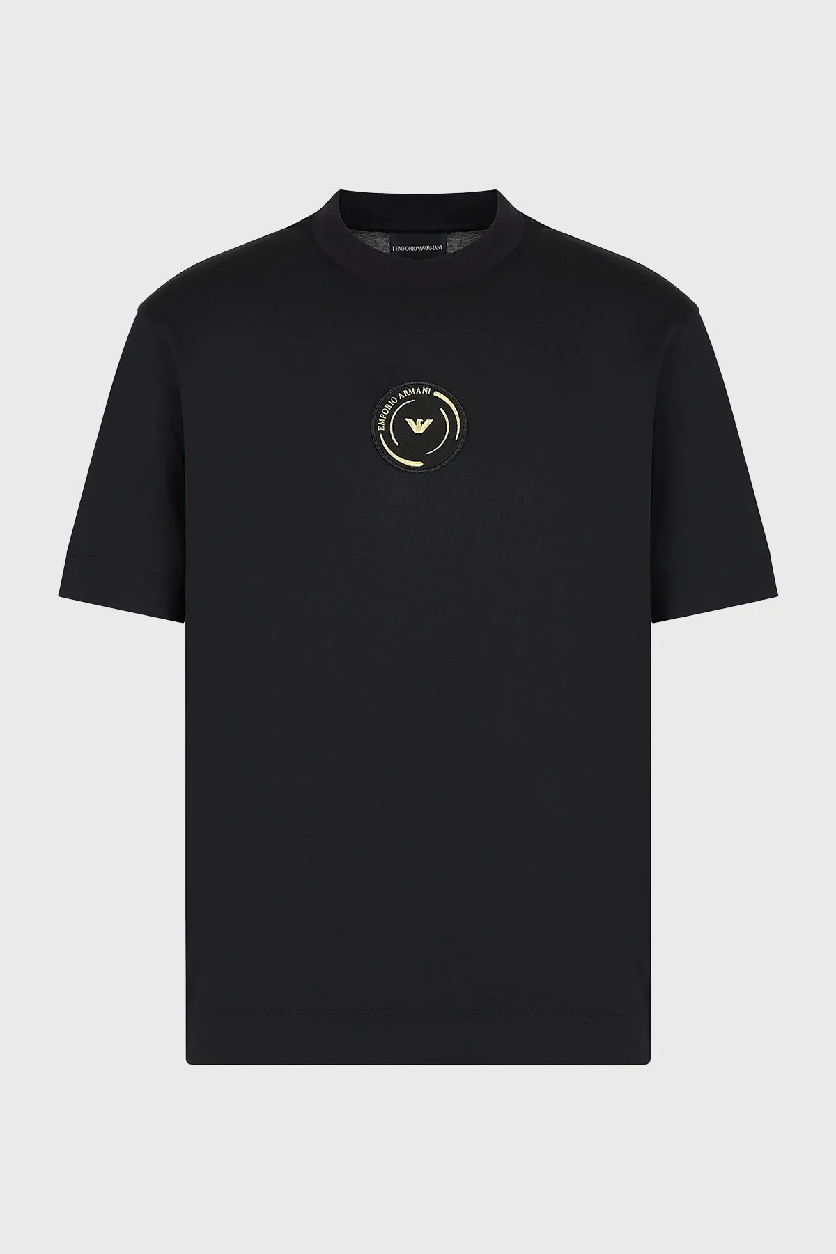 Emporio Armani Pamuklu Regular Fit Bisiklet Yaka Erkek T Shirt 3D1TQ5 1JUVZ 0999 SİYAH - 10