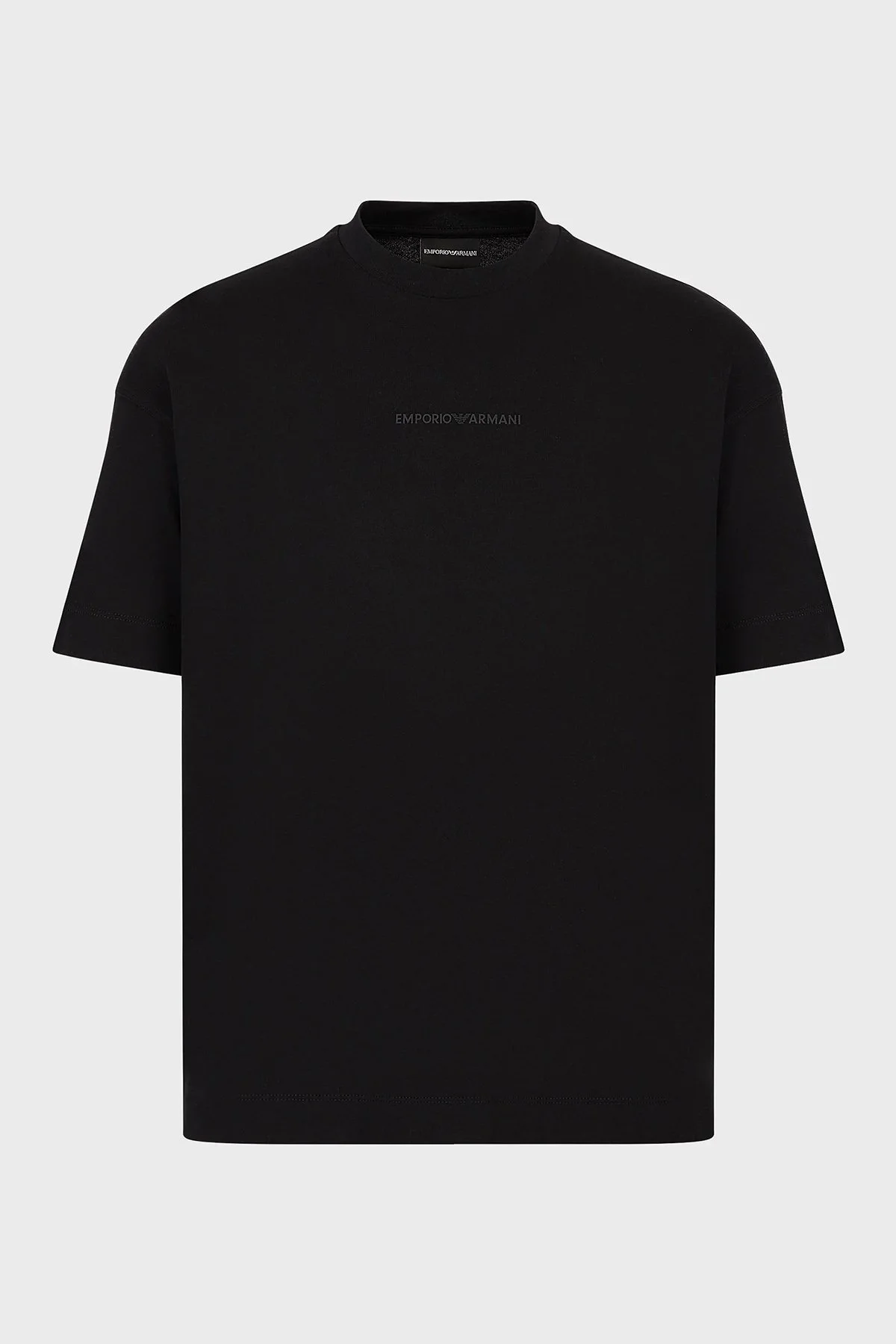 Emporio Armani Pamuklu Regular Fit Bisiklet Yaka Erkek T Shirt 3R1TV7 1JWZZ 0999 SİYAH - 5