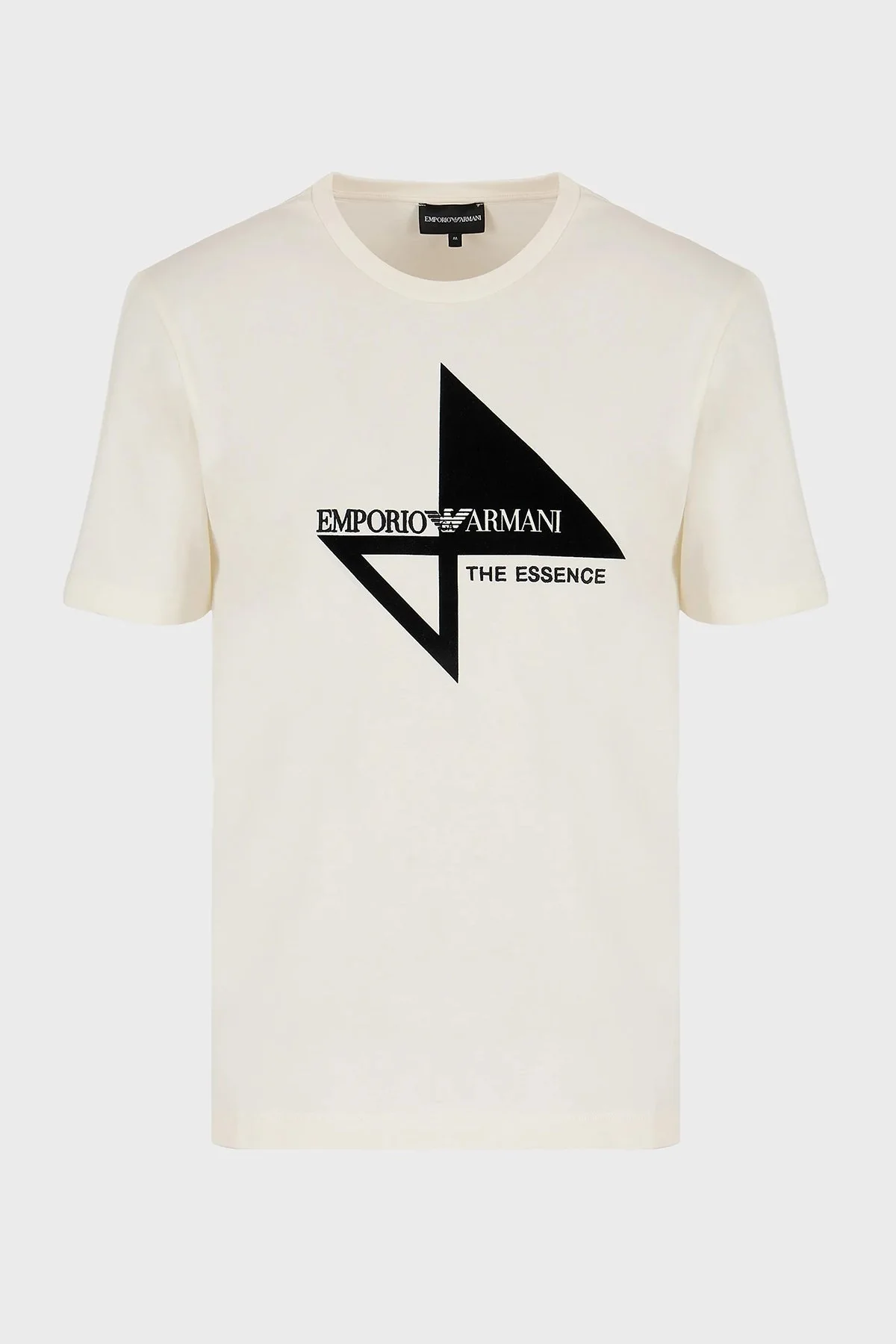 Emporio Armani Pamuklu Regular Fit Bisiklet Yaka Erkek T Shirt 6R1T6Q 1J7FZ 0101 EKRU - 2