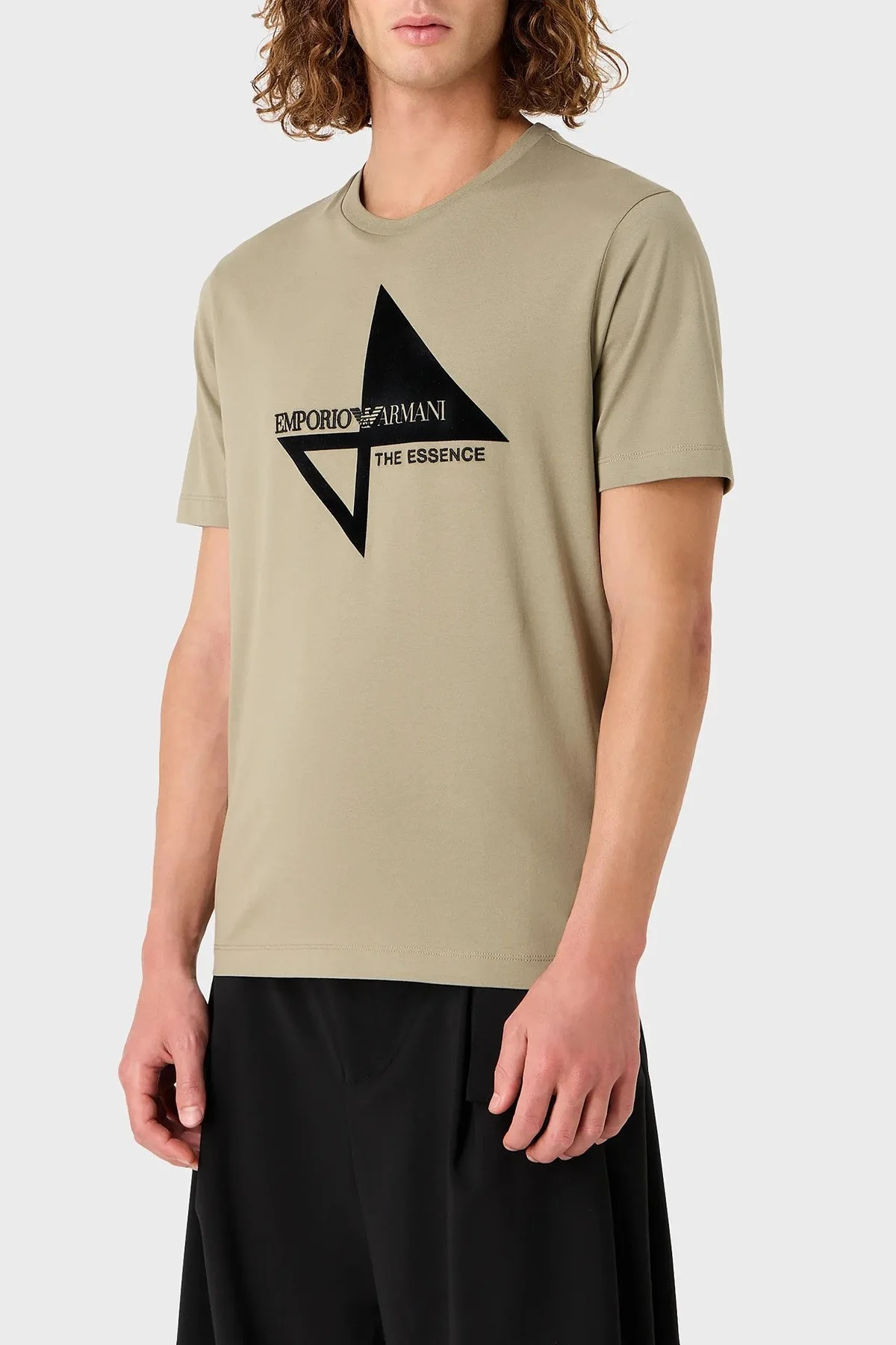 Emporio Armani Pamuklu Regular Fit Bisiklet Yaka Erkek T Shirt 6R1T6Q 1J7FZ 0544 HAKİ - 5