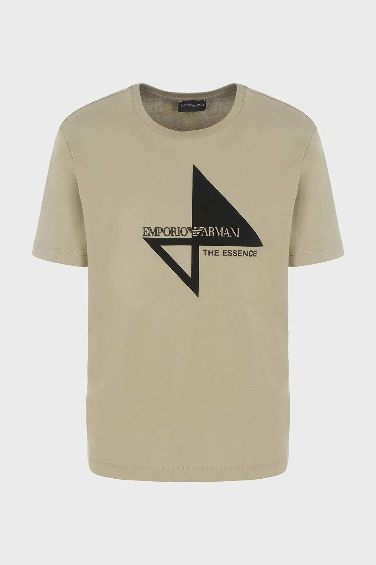 Emporio Armani Pamuklu Regular Fit Bisiklet Yaka Erkek T Shirt 6R1T6Q 1J7FZ 0544 HAKİ - 8