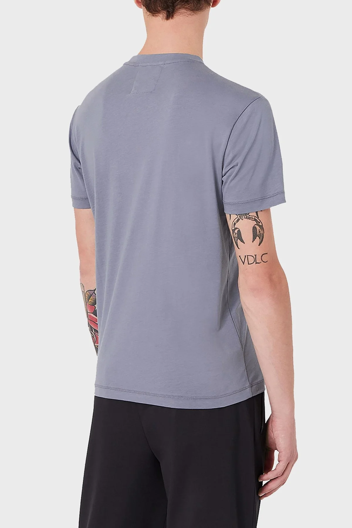 Emporio Armani Pamuklu Regular Fit Bisiklet Yaka Erkek T Shirt 8N1TN5 1JPZZ 08C2 LİLA - 2