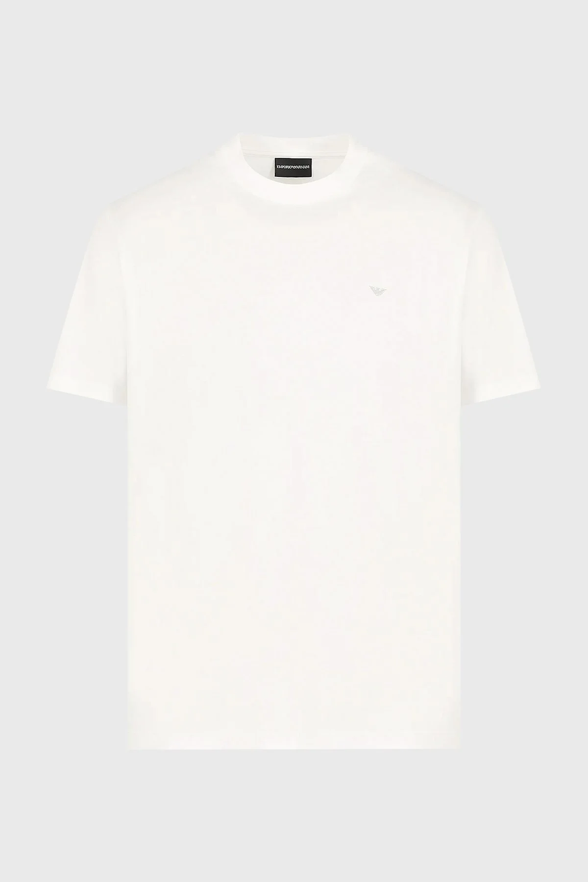 Emporio Armani Pamuklu Regular Fit Bisiklet Yaka Erkek T Shirt EM000079 AF10094 U1105 BEYAZ - 8