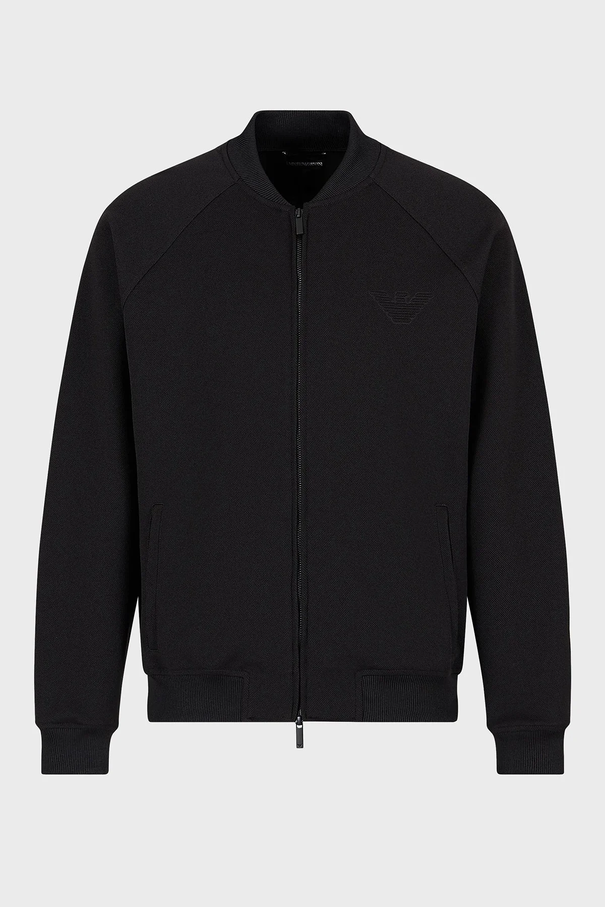 Emporio Armani Pamuklu Regular Fit Bomber Erkek Ceket 3D1B7T 1J9KZ 0999 SİYAH - 5