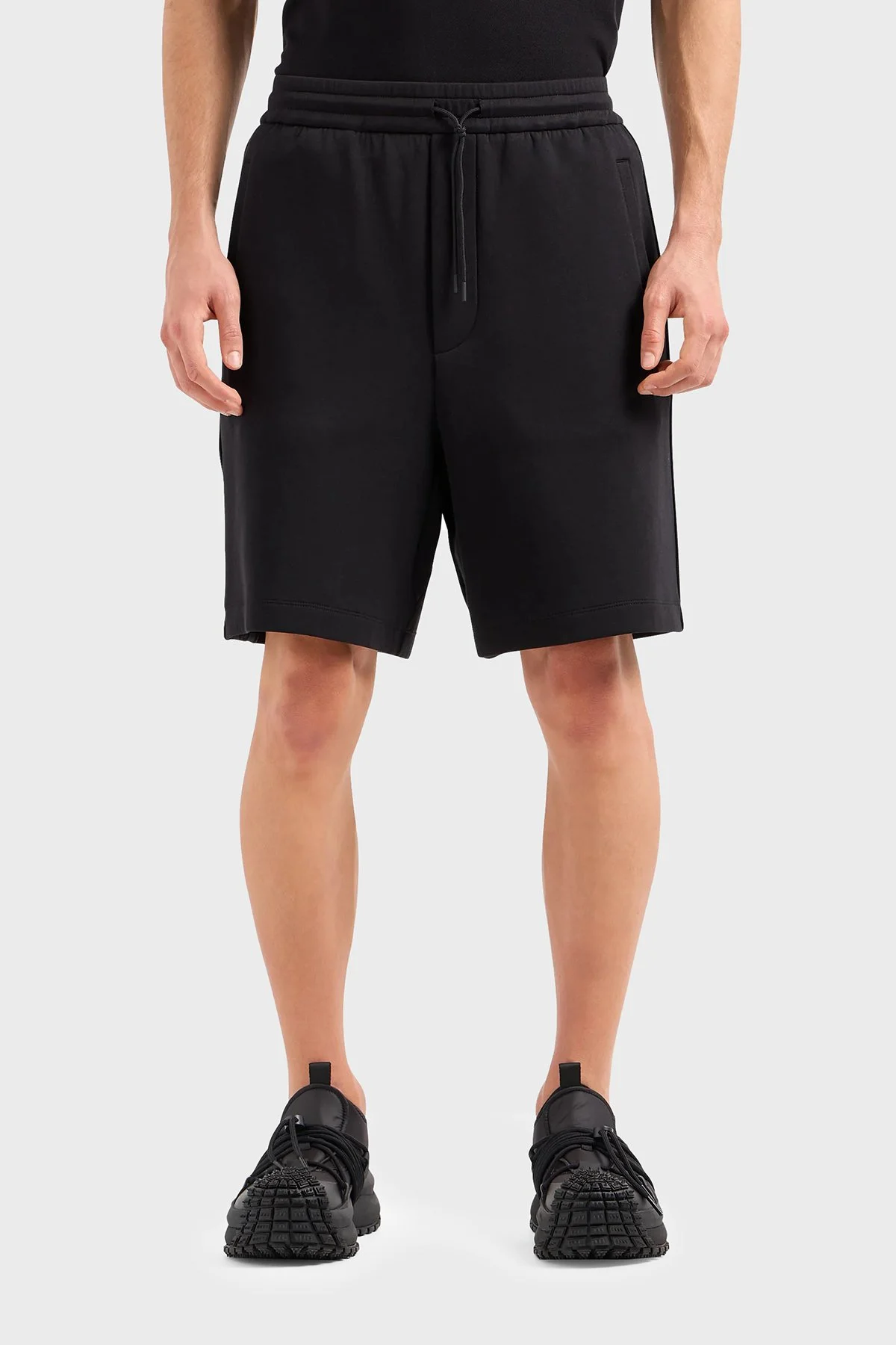 Emporio Armani Pamuklu Regular Fit Cepli Erkek Short 3D1P69 1JHSZ 0999 SİYAH - 1