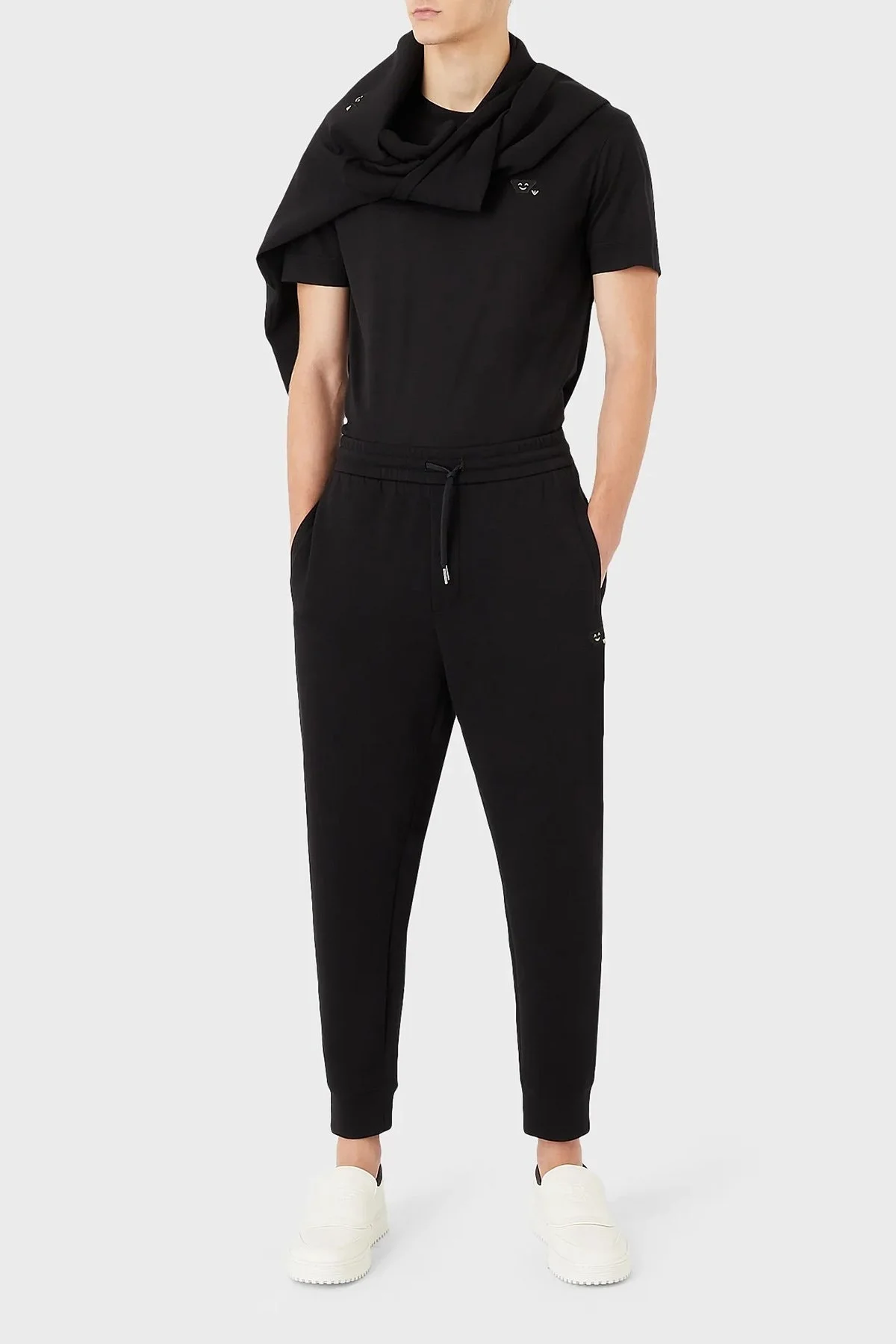 Emporio Armani Pamuklu Regular Fit Cepli Jogger Erkek Pantolon 8N1PFQ 1JHSZ 0999 SİYAH - 2