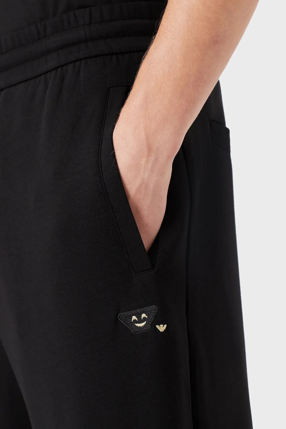 Emporio Armani Pamuklu Regular Fit Cepli Jogger Erkek Pantolon 8N1PFQ 1JHSZ 0999 SİYAH - 3