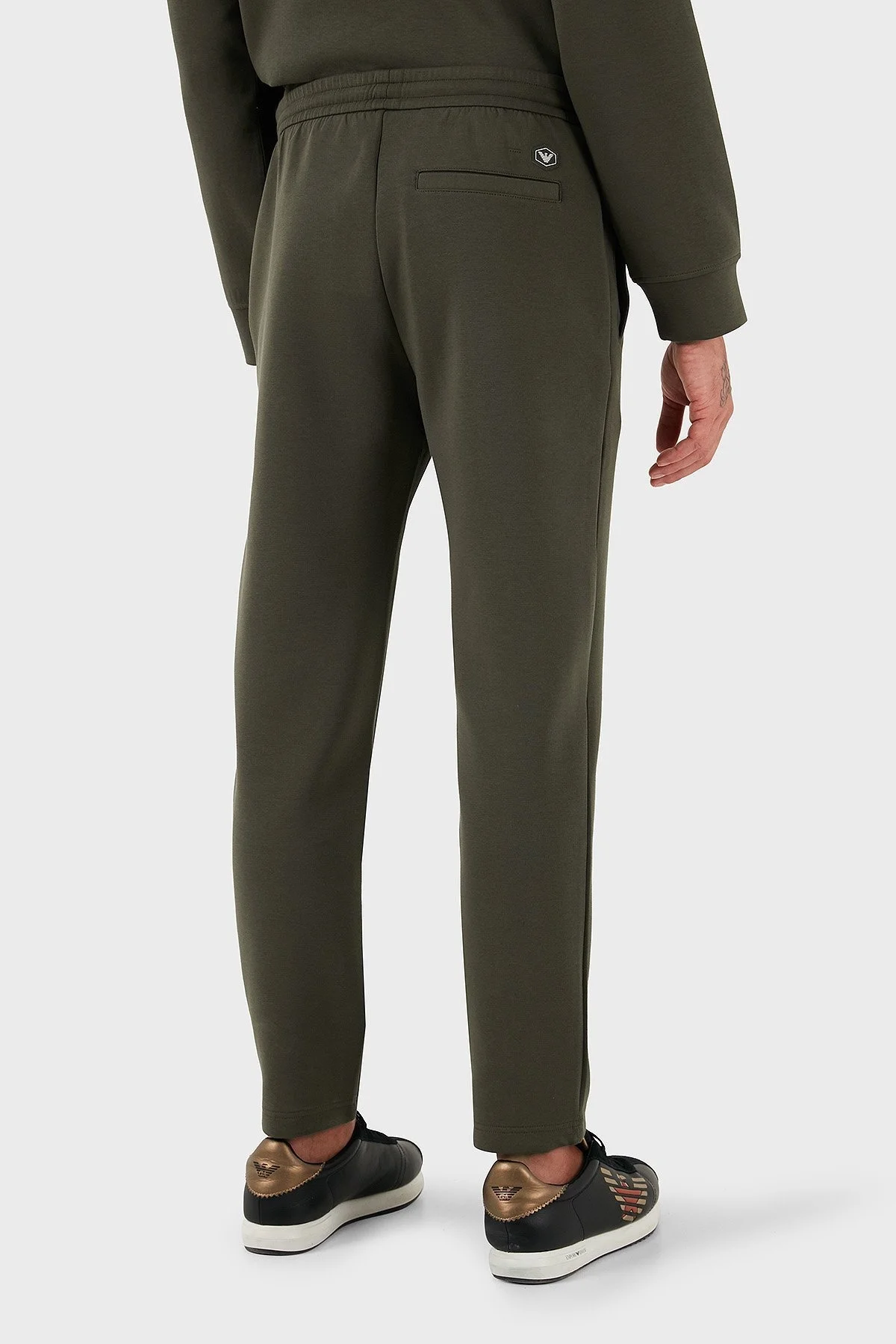 Emporio Armani Pamuklu Regular Fit Daralan Paça Erkek Pantolon 8N1PD8 1JHSZ U8120 SİYAH - 3