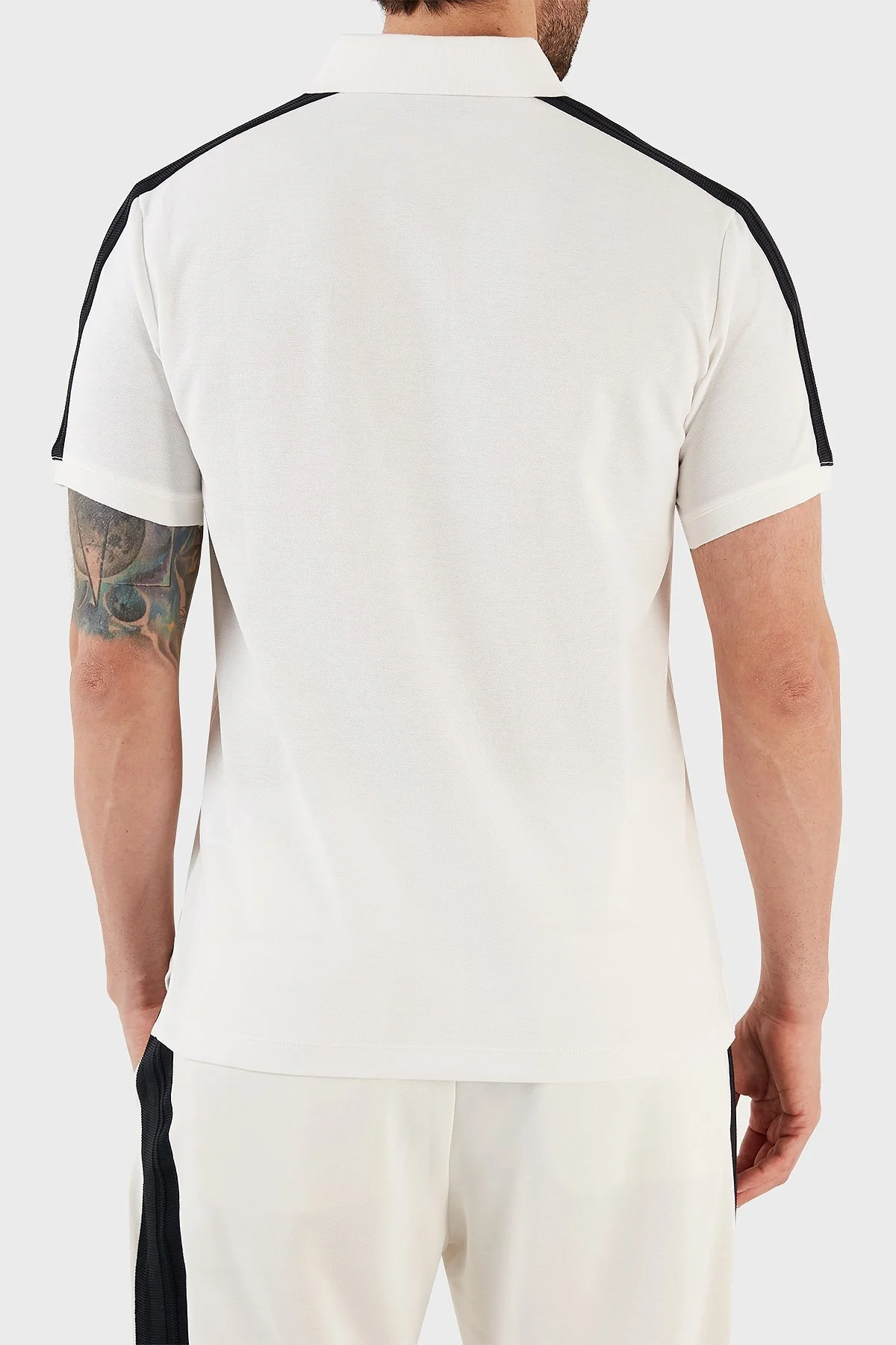 Emporio Armani Pamuklu Regular Fit Düğmeli Erkek Polo T Shirt 3R1F77 1JCYZ 0101 BEYAZ - 6