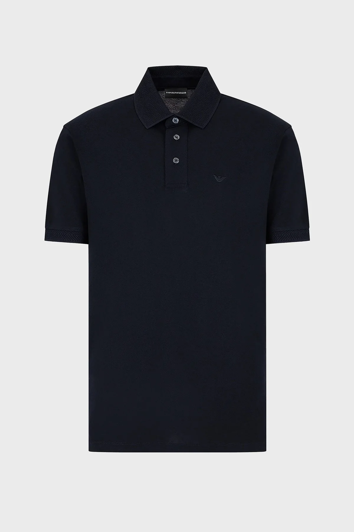 Emporio Armani Pamuklu Regular Fit Düğmeli Erkek Polo Yaka T Shirt 3D1FF2 1JTKZ 0999 SİYAH - 8