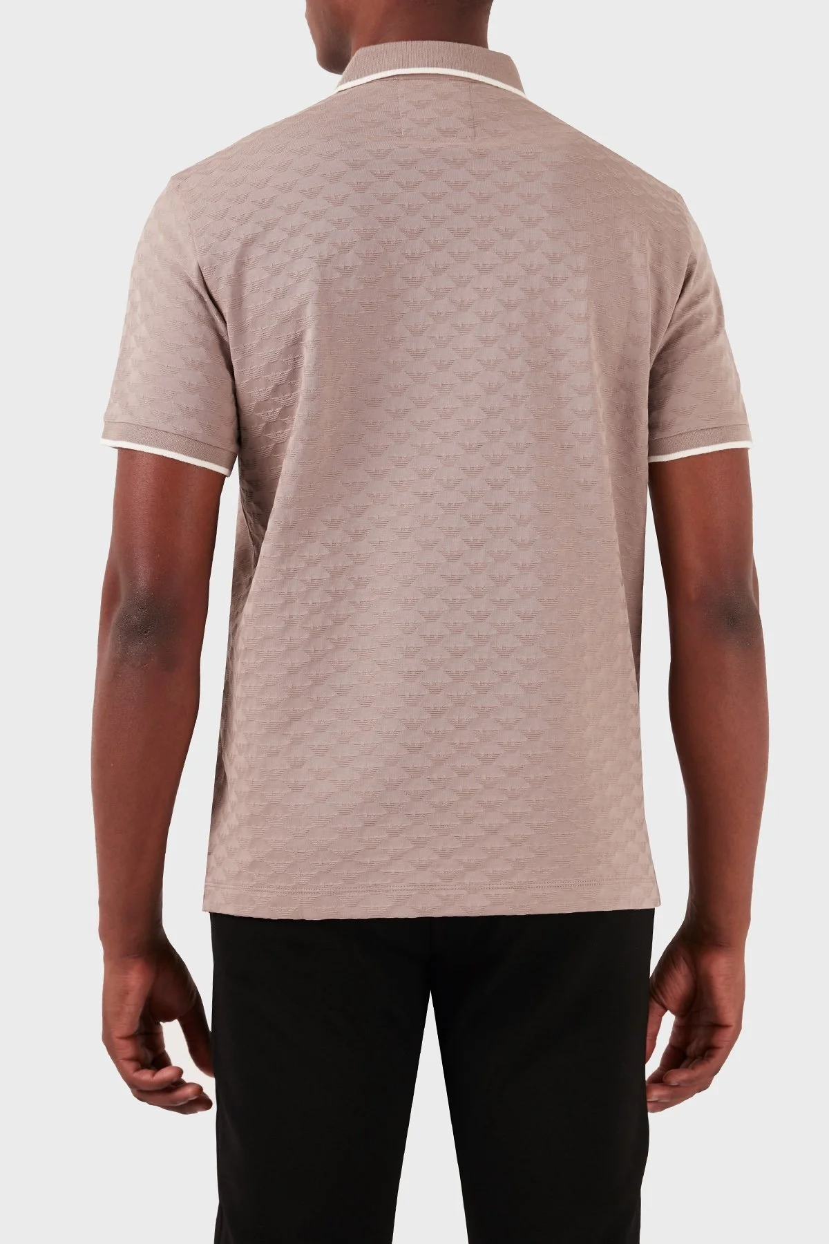 Emporio Armani Pamuklu Regular Fit Düğmeli Erkek Polo Yaka T Shirt 8N1FP0 1JHWZ 0650 BEJ - 3