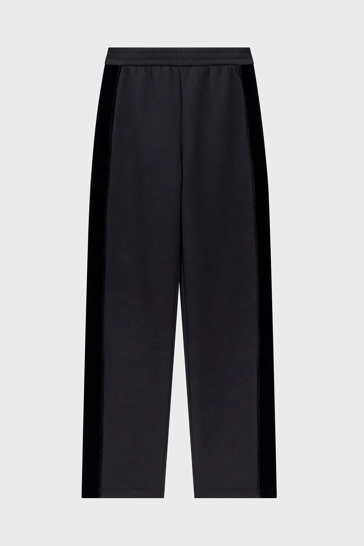 Emporio Armani Pamuklu Regular Fit Düz Paça Kadın Pantolon EW004207 AF10002 UC001 Siyah - 5