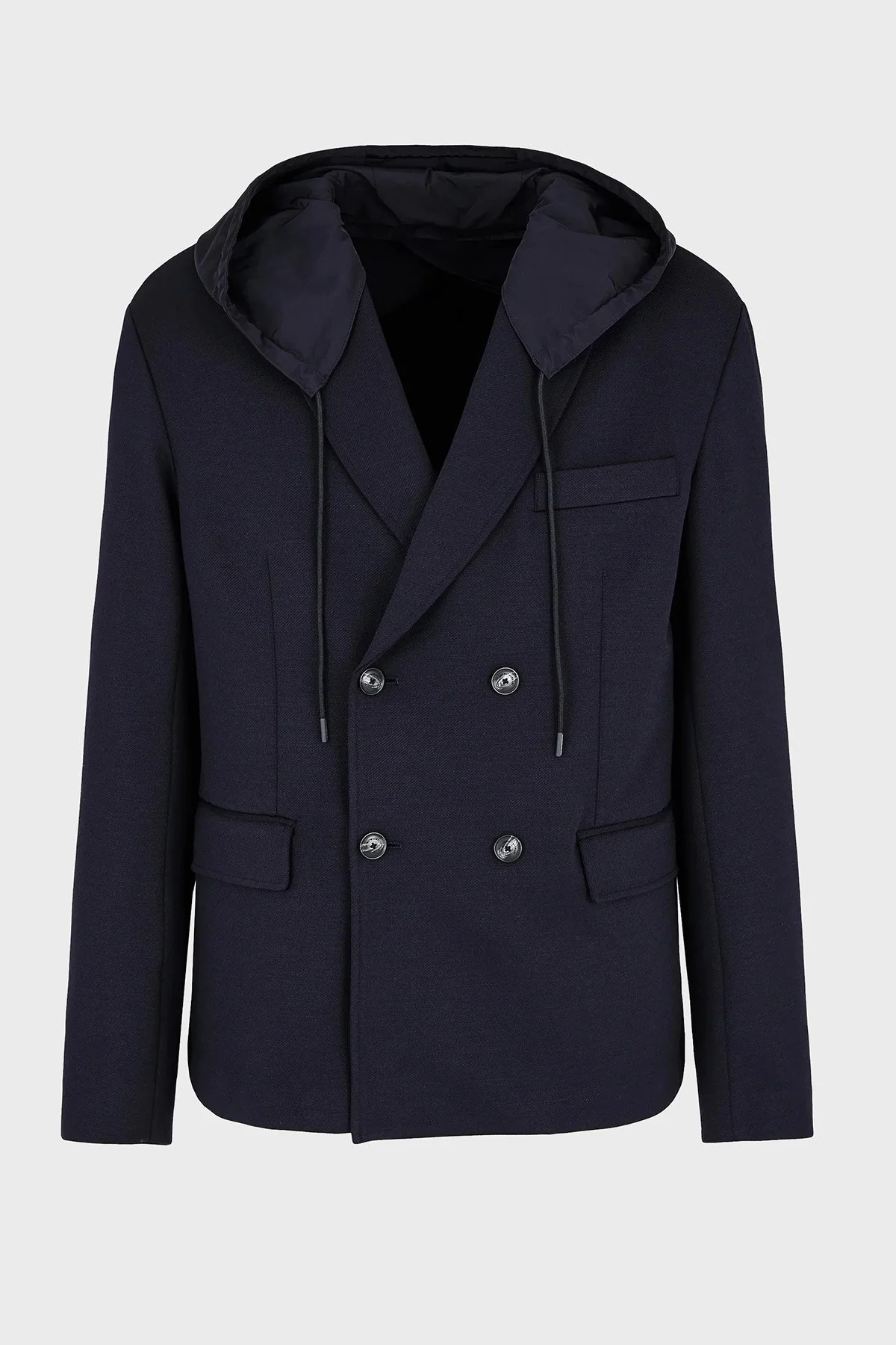 Emporio Armani Pamuklu Regular Fit Erkek Ceket 6D1G61 1JHQZ 0920 LACİVERT - 4