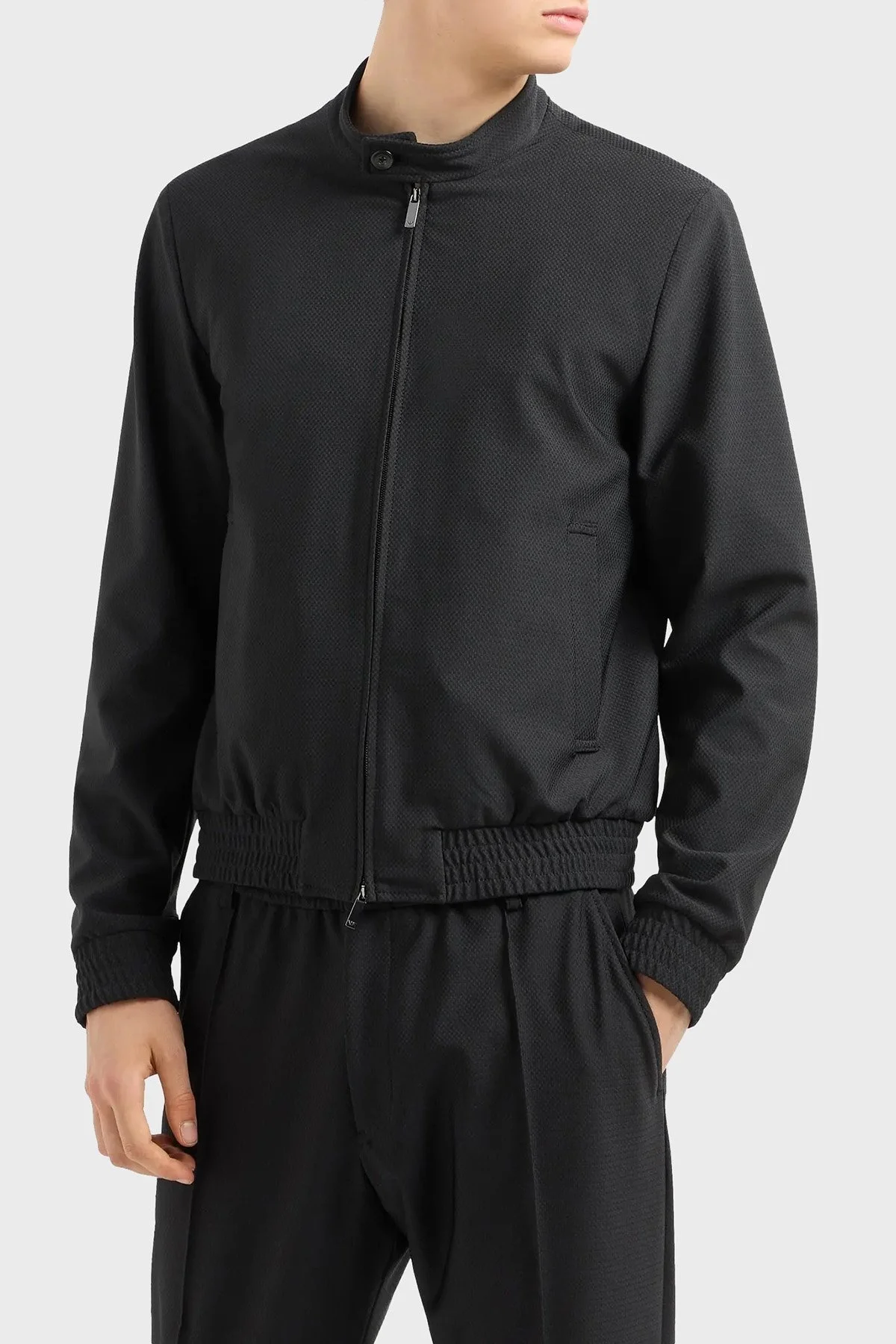 Emporio Armani Pamuklu Regular Fit Erkek Ceket EM000185 TE11109 UC001 SİYAH - 1