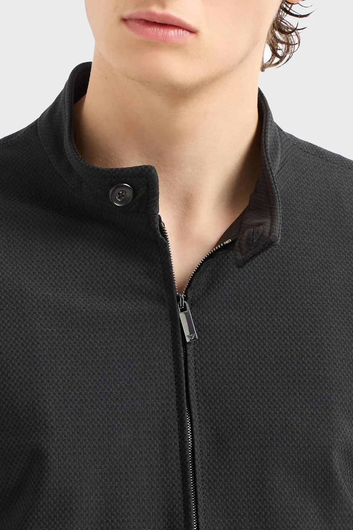Emporio Armani Pamuklu Regular Fit Erkek Ceket EM000185 TE11109 UC001 SİYAH - 4
