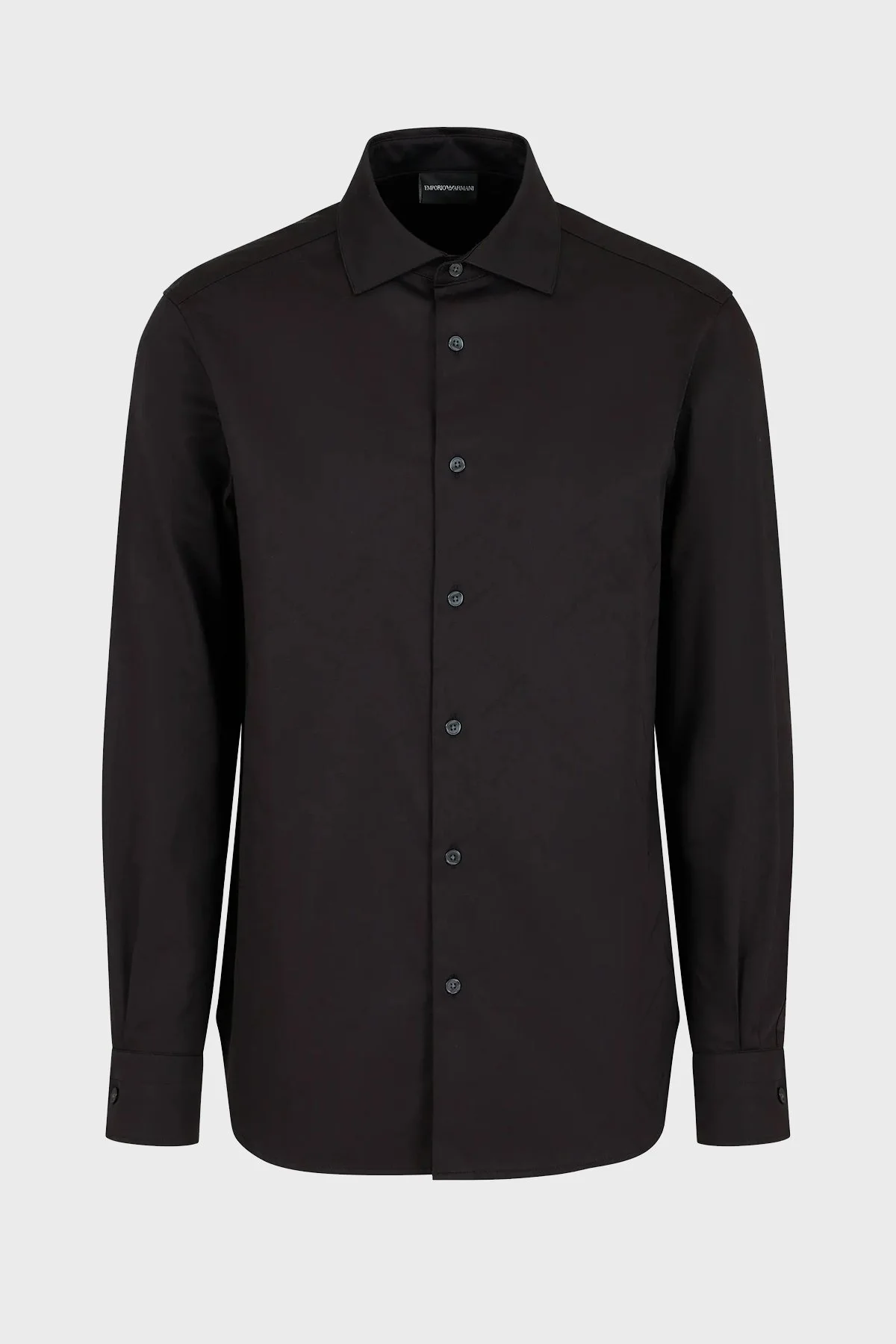 Emporio Armani Pamuklu Regular Fit Erkek Gömlek 6D1C86 1NIUZ F019 SİYAH - 8