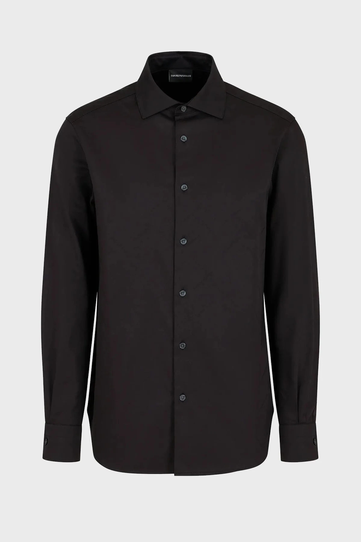 Emporio Armani Pamuklu Regular Fit Erkek Gömlek 6D1C86 1NIUZ F019 SİYAH - 4