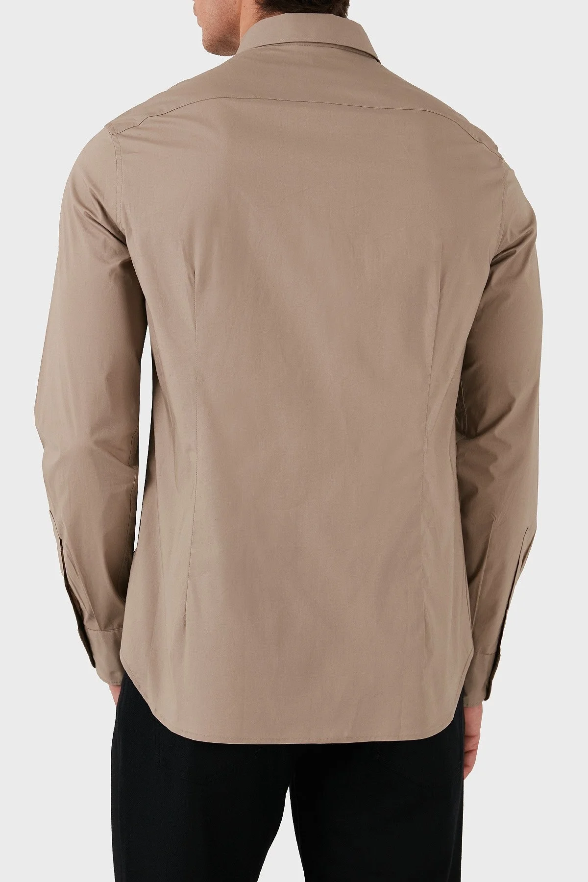 Emporio Armani Pamuklu Regular Fit Erkek Gömlek 6D1CN4 1NUKZ 0144 HAKİ - 8
