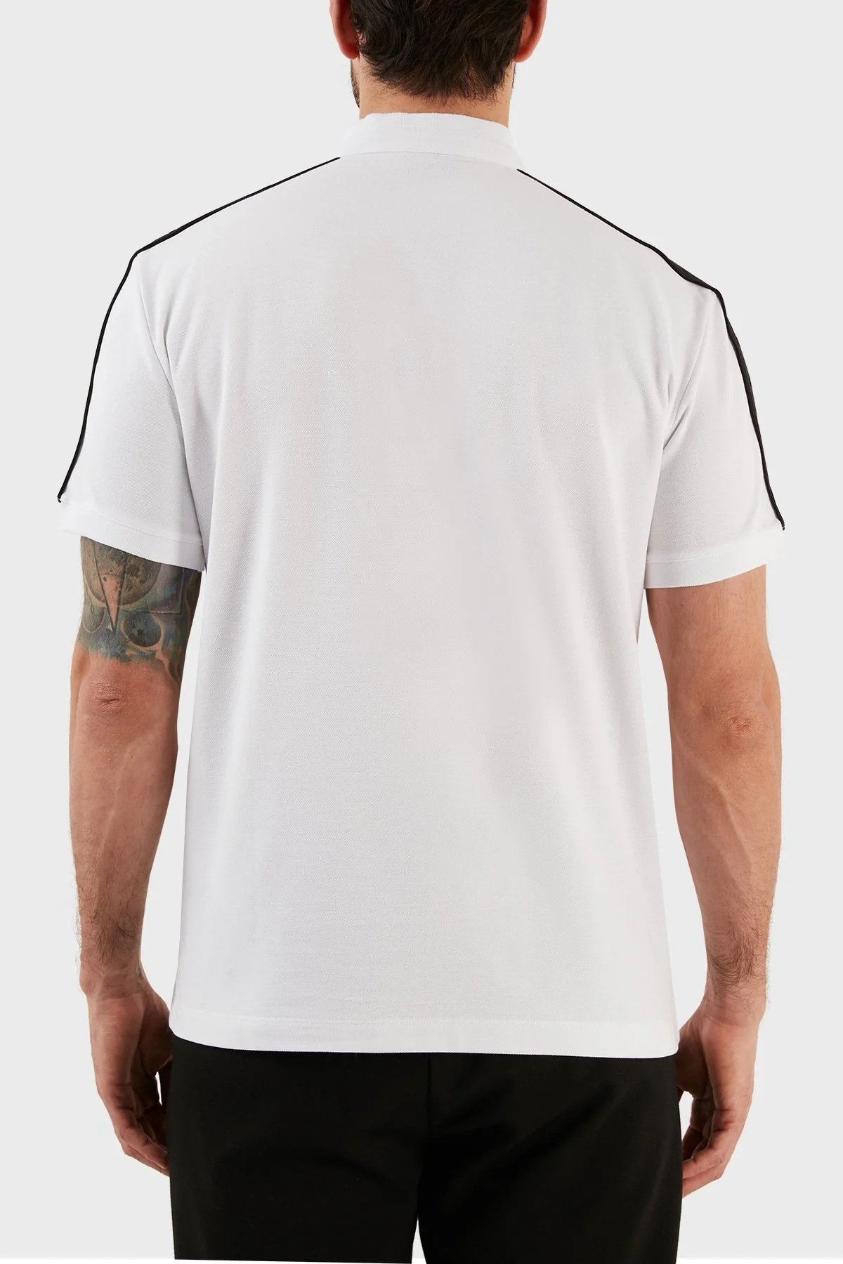 Emporio Armani Pamuklu Regular Fit Polo T Shirt Erkek Polo Yaka T Shirt 3R1FG2 1JCYZ 0100 BEYAZ - 6