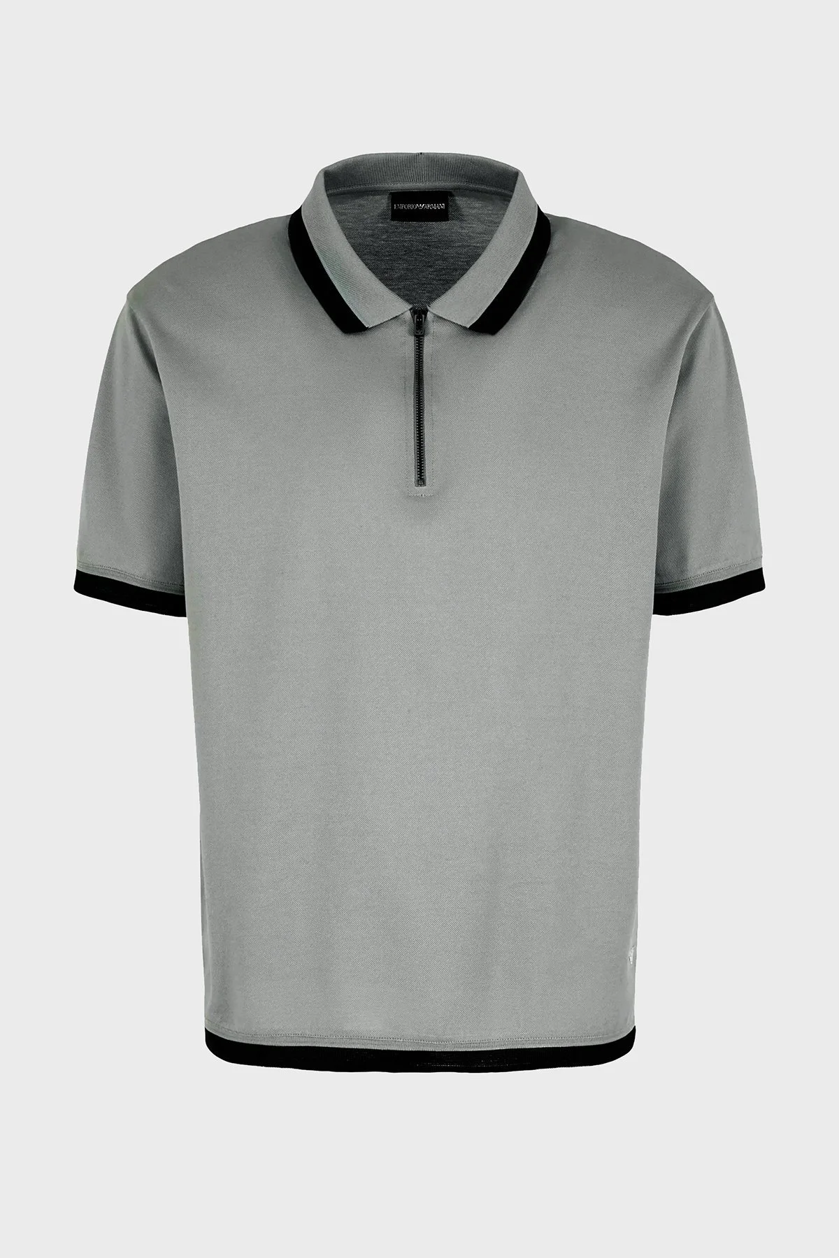 Emporio Armani Pamuklu Regular Fit Erkek Polo Yaka T Shirt 3D1FE5 1JTKZ 06G1 GRİ - 4