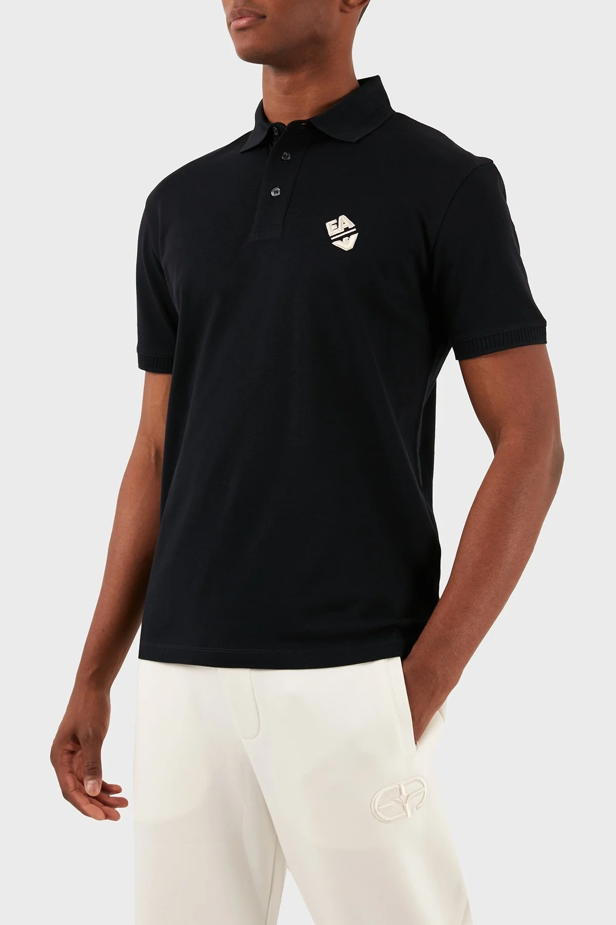 Emporio Armani Pamuklu Regular Fit Erkek Polo Yaka T Shirt 3D1FE6 1JTKZ 0920 LACİVERT - 5