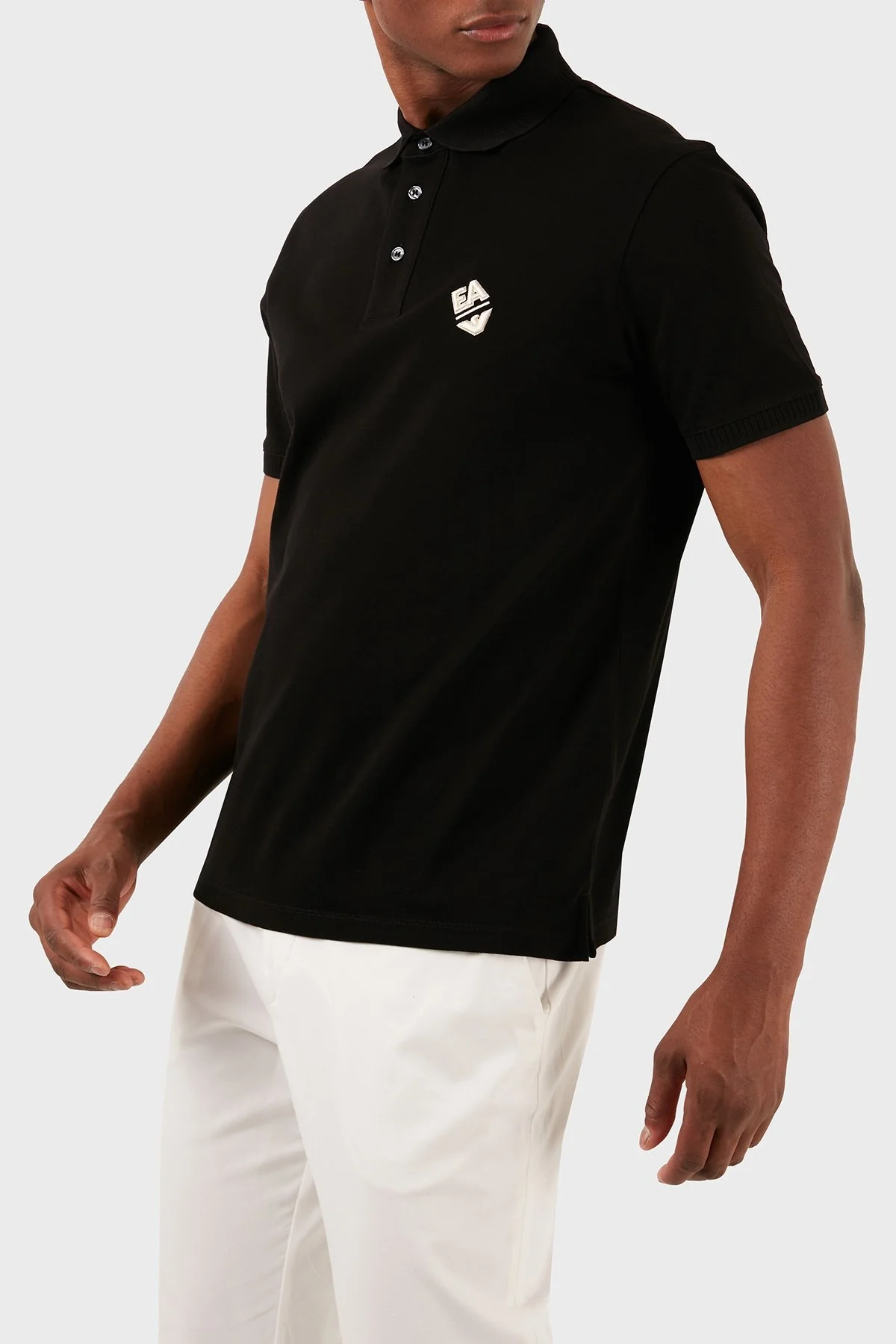 Emporio Armani Pamuklu Regular Fit Erkek Polo Yaka T Shirt 3D1FE6 1JTKZ 0999 SİYAH - 17