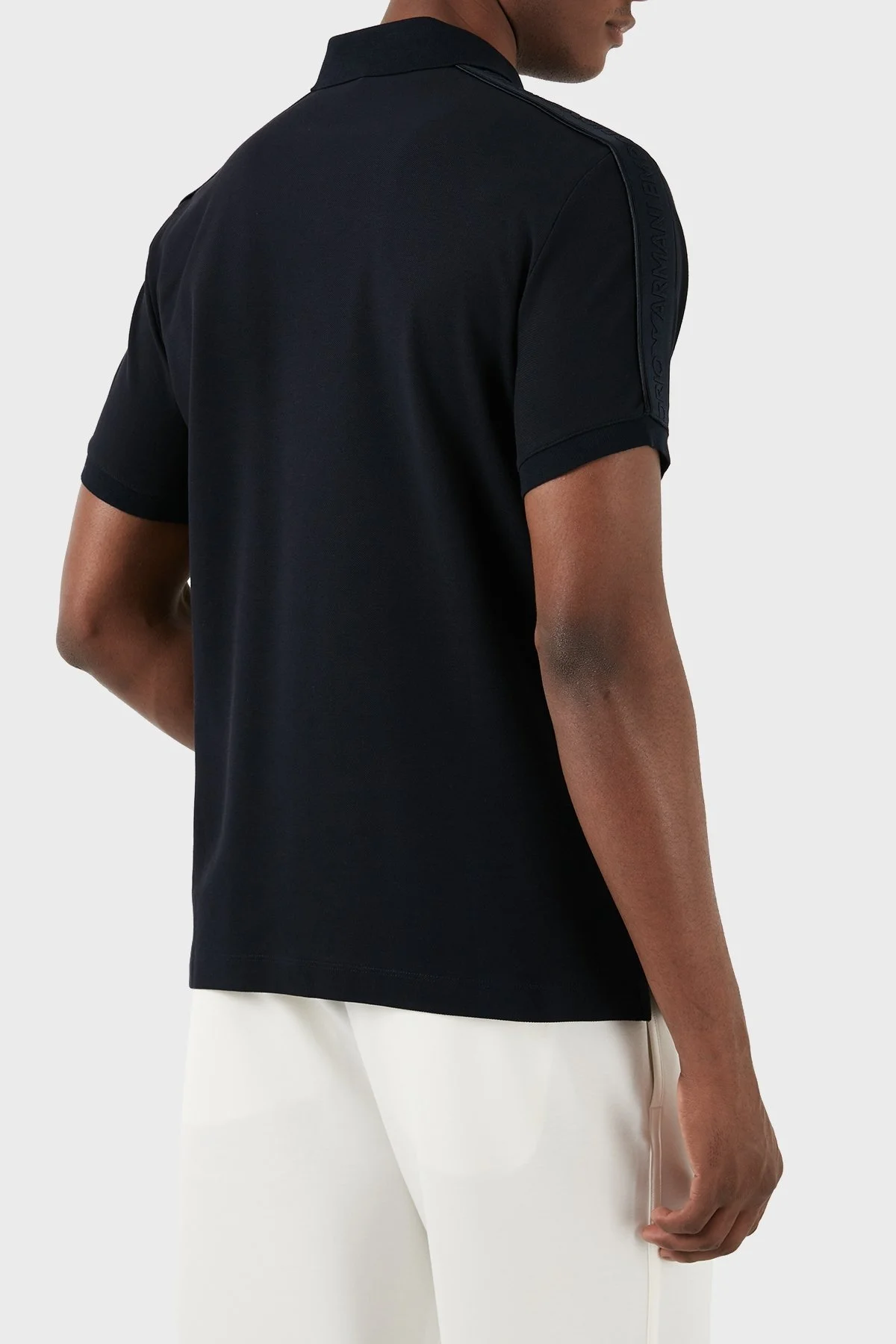 Emporio Armani Pamuklu Regular Fit Erkek Polo Yaka T Shirt 3D1FM3 1JCYZ 0920 LACİVERT - 4