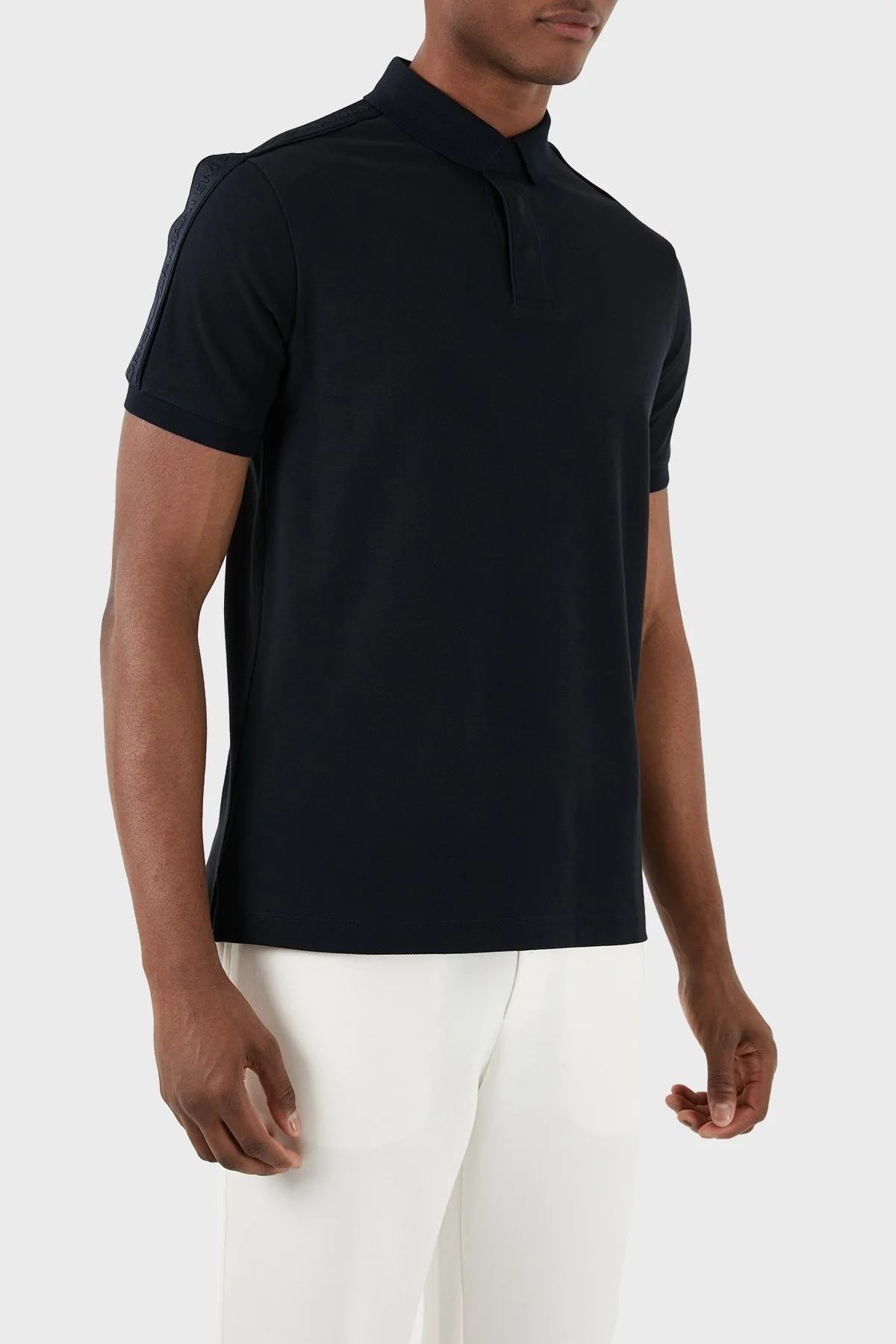 Emporio Armani Pamuklu Regular Fit Erkek Polo Yaka T Shirt 3D1FM3 1JCYZ 0920 LACİVERT - 10