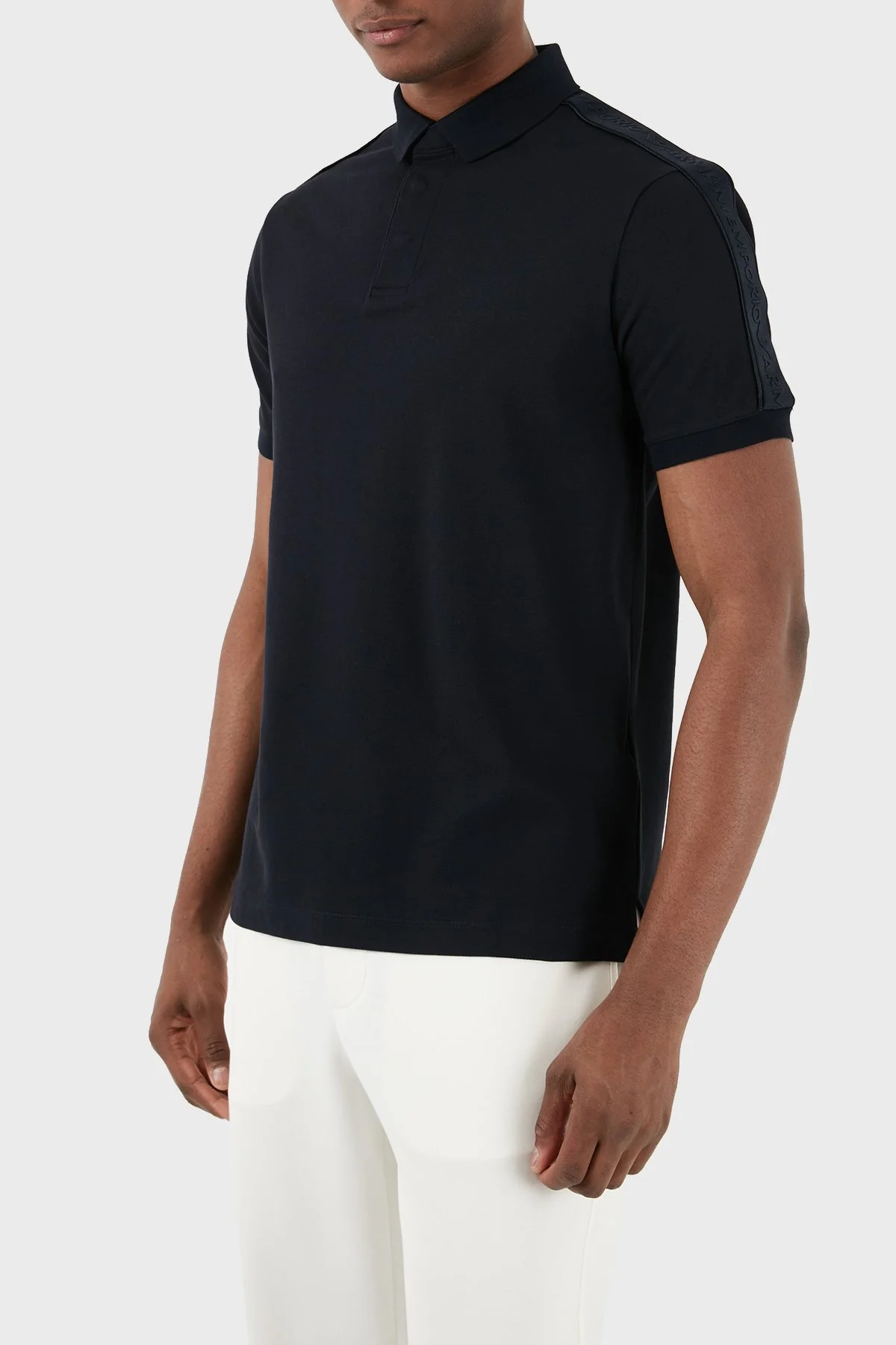 Emporio Armani Pamuklu Regular Fit Erkek Polo Yaka T Shirt 3D1FM3 1JCYZ 0920 LACİVERT - 1
