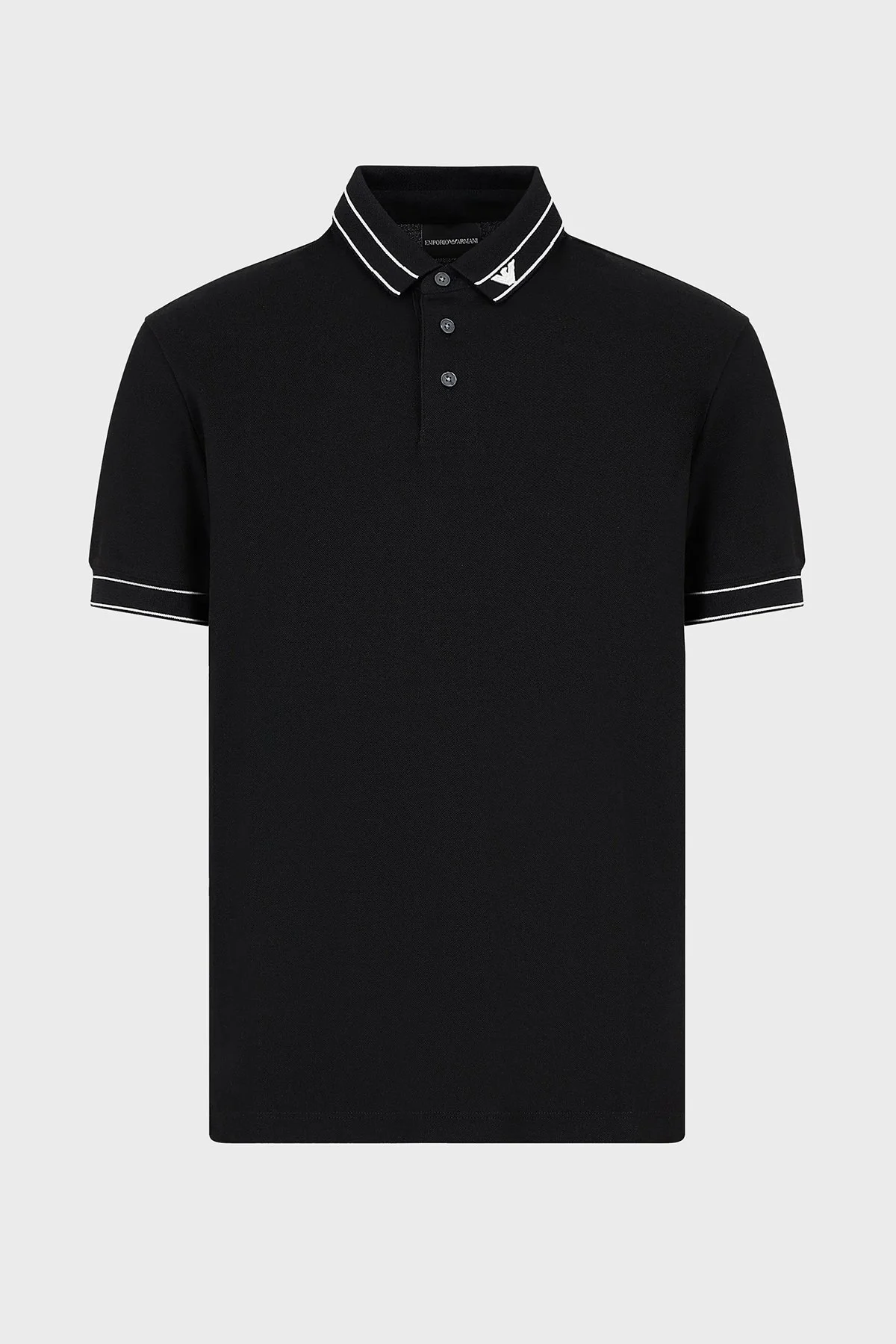 Emporio Armani Pamuklu Regular Fit Erkek Polo Yaka T Shirt 3D1FM4 1JCYZ 0068 SİYAH - 5