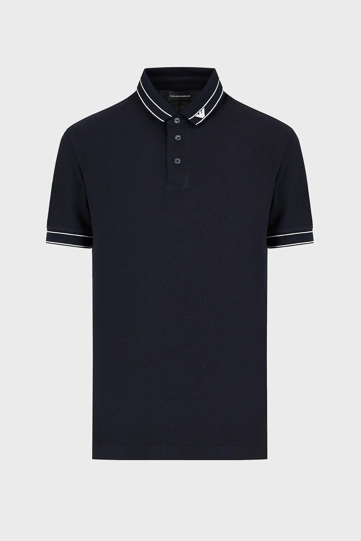 Emporio Armani Pamuklu Regular Fit Erkek Polo Yaka T Shirt 3D1FM4 1JCYZ 09R9 LACİVERT - 5