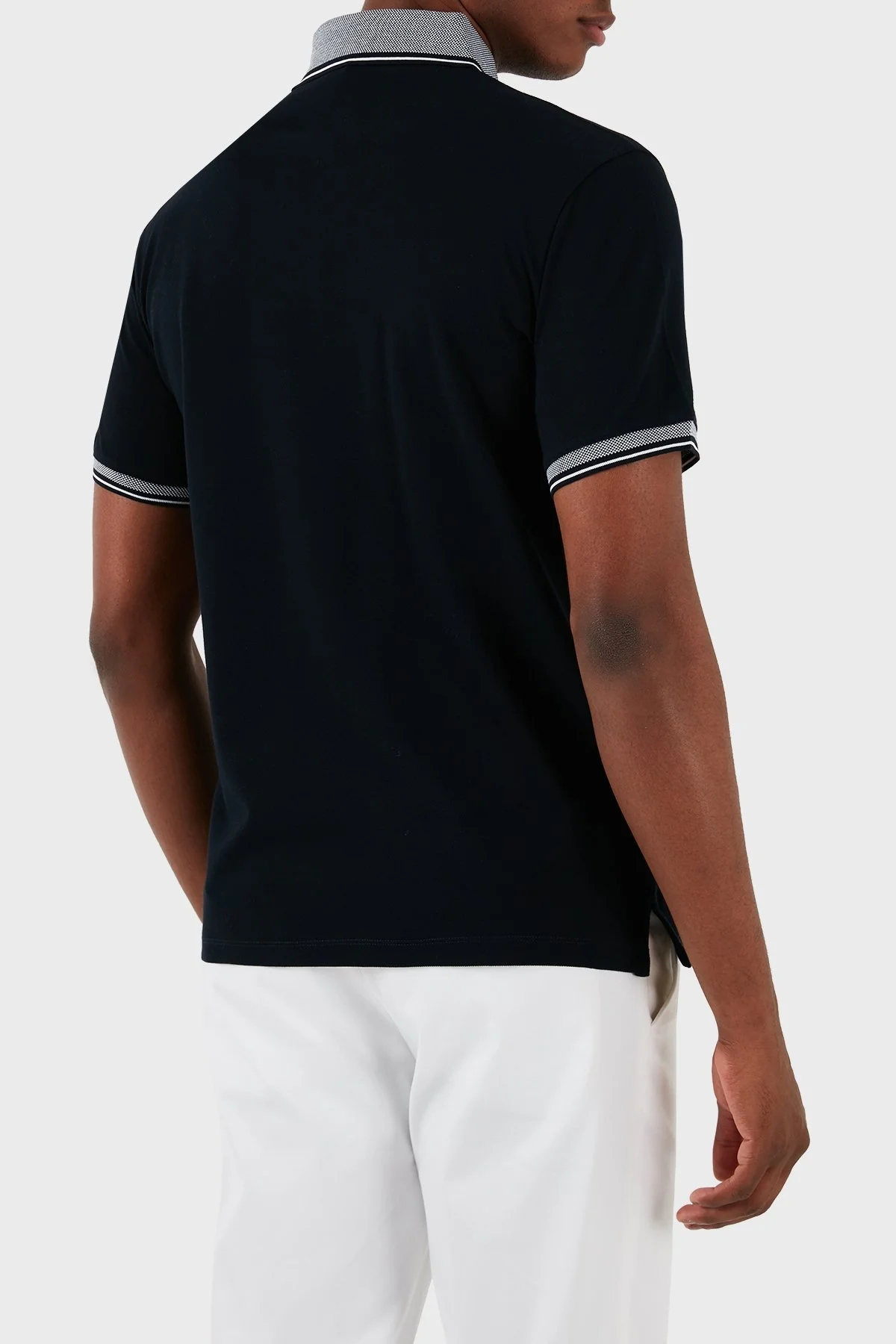 Emporio Armani Pamuklu Regular Fit Erkek Polo Yaka T Shirt 3D1FM5 1JTKZ 09S7 LACİVERT - 2