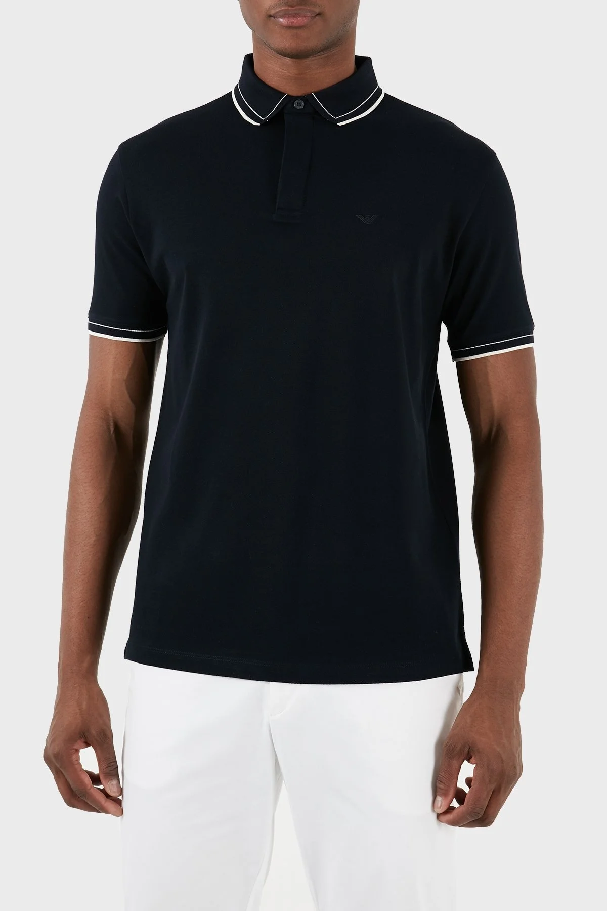Emporio Armani Pamuklu Regular Fit Erkek Polo Yaka T Shirt 3D1FM6 1JTKZ 0920 LACİVERT - 7