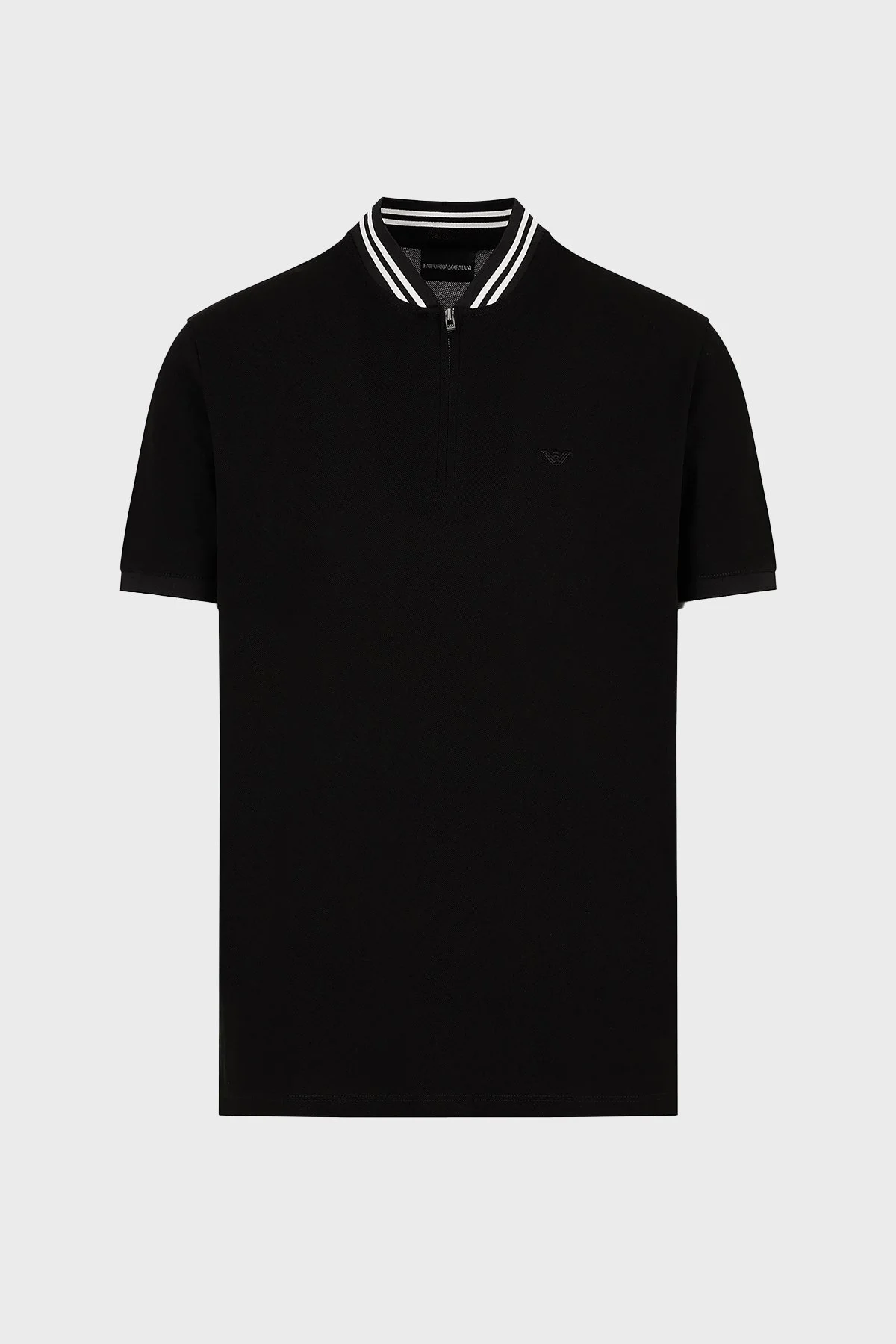Emporio Armani Pamuklu Regular Fit Erkek Polo Yaka T Shirt 3D1FM7 1JTKZ 0999 SİYAH - 3