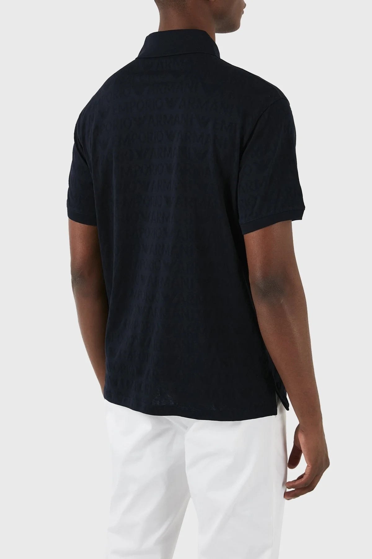 Emporio Armani Pamuklu Regular Fit Erkek Polo Yaka T Shirt 3D1FM8 1JORZ 0920 LACİVERT - 9