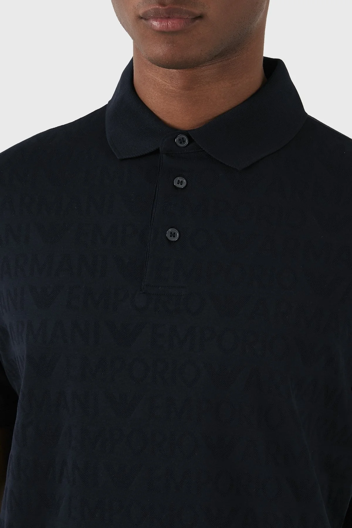 Emporio Armani Pamuklu Regular Fit Erkek Polo Yaka T Shirt 3D1FM8 1JORZ 0920 LACİVERT - 12